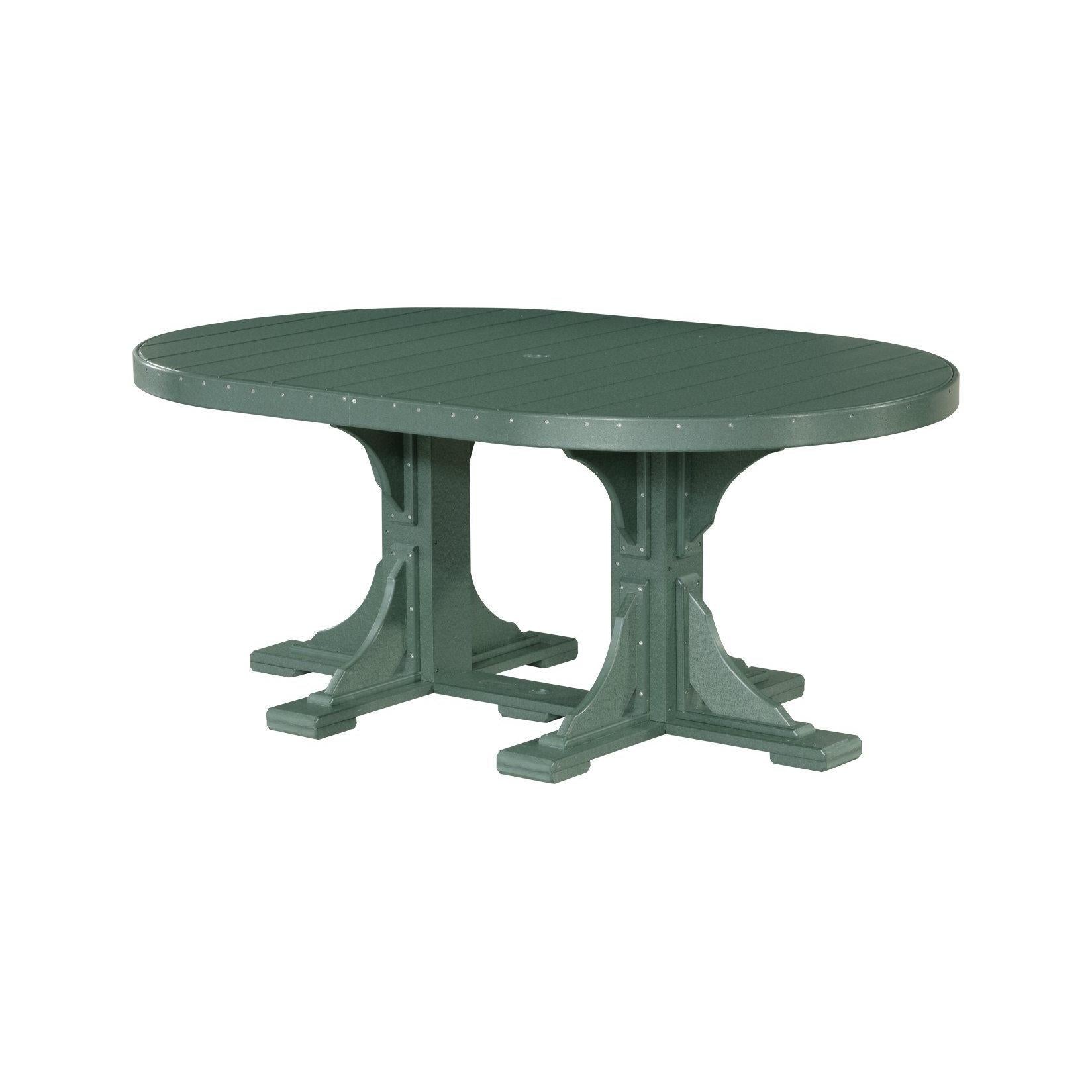 LuxCraft 4' x 6' Oval Table Set #1 - Thumbnail 3