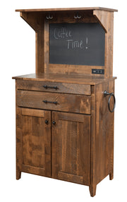 Amish Rustic Coffee Bar