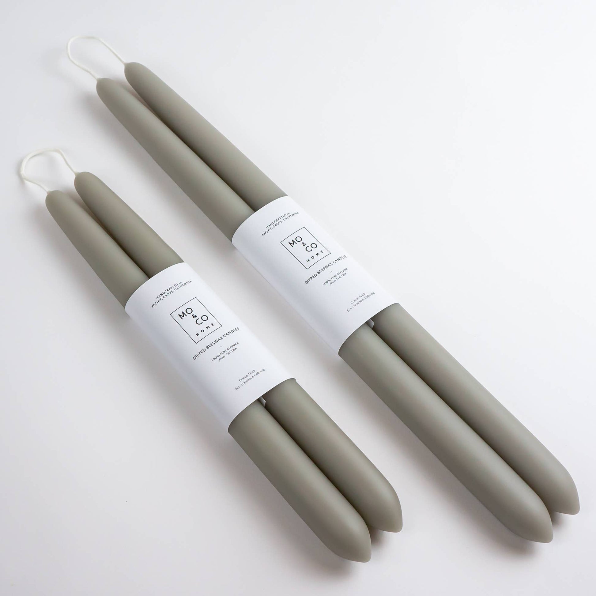 Beeswax Dipped Candles | Sage