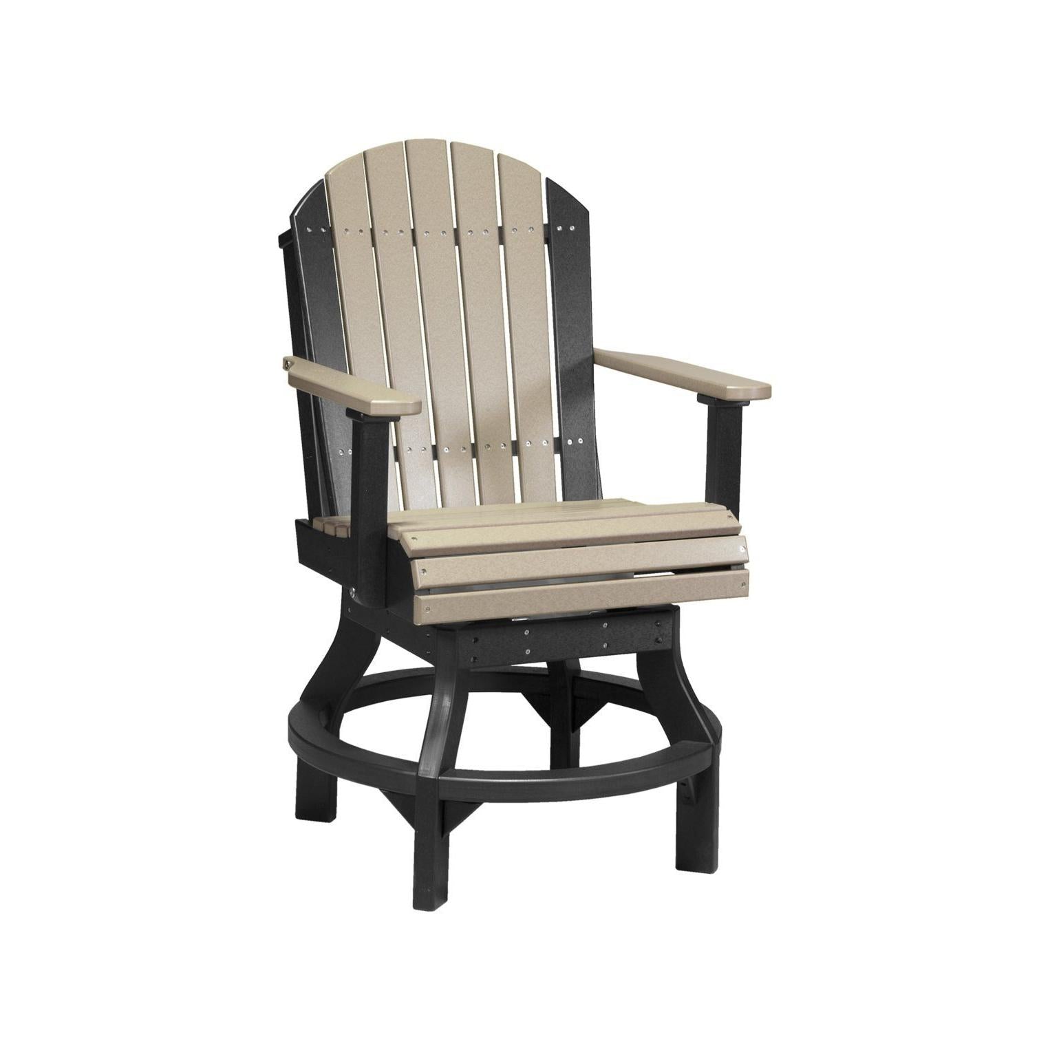 Luxcraft PolyTuf Adirondack Swivel Chair