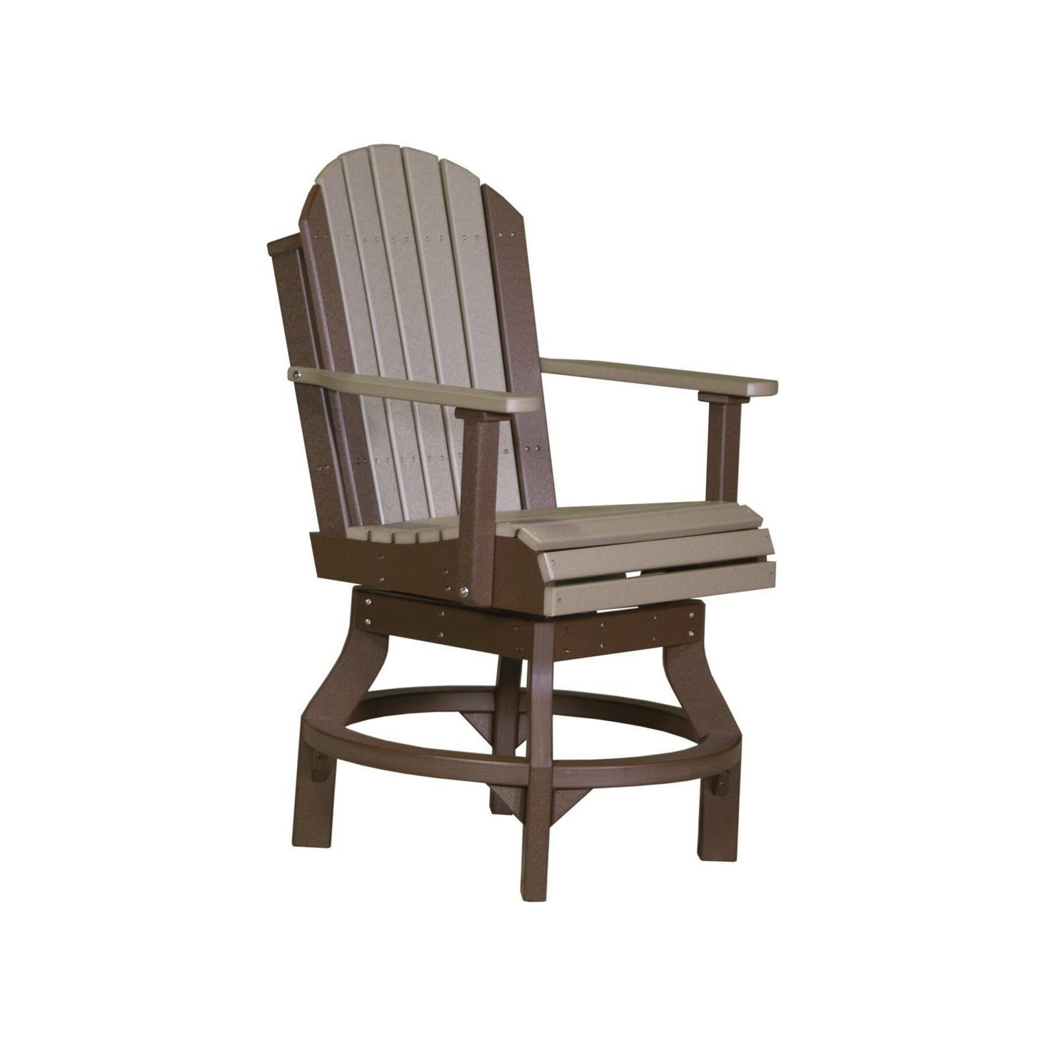 Luxcraft PolyTuf Adirondack Swivel Chair