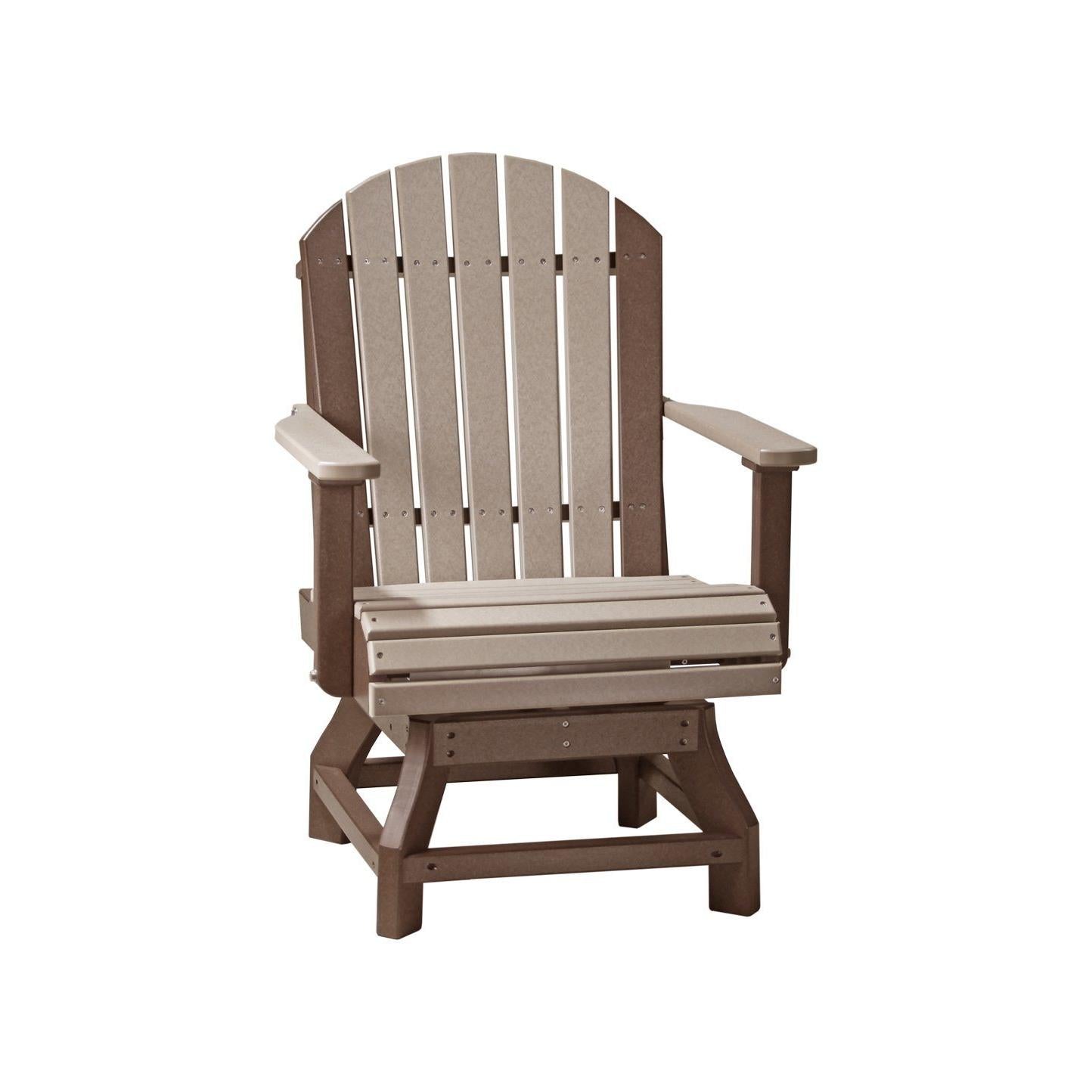 Luxcraft PolyTuf Adirondack Swivel Chair