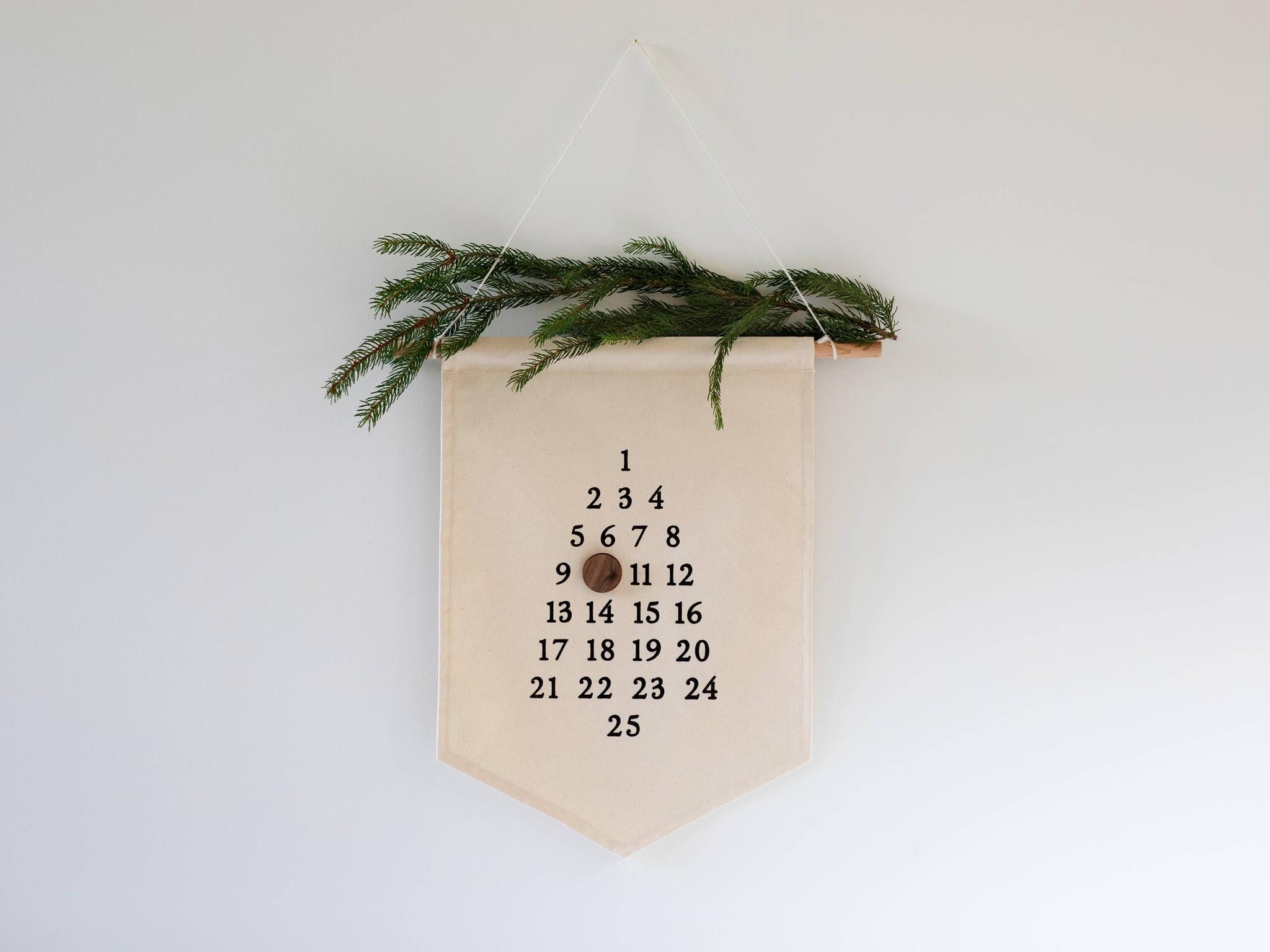 Advent Calendar Christmas Banner