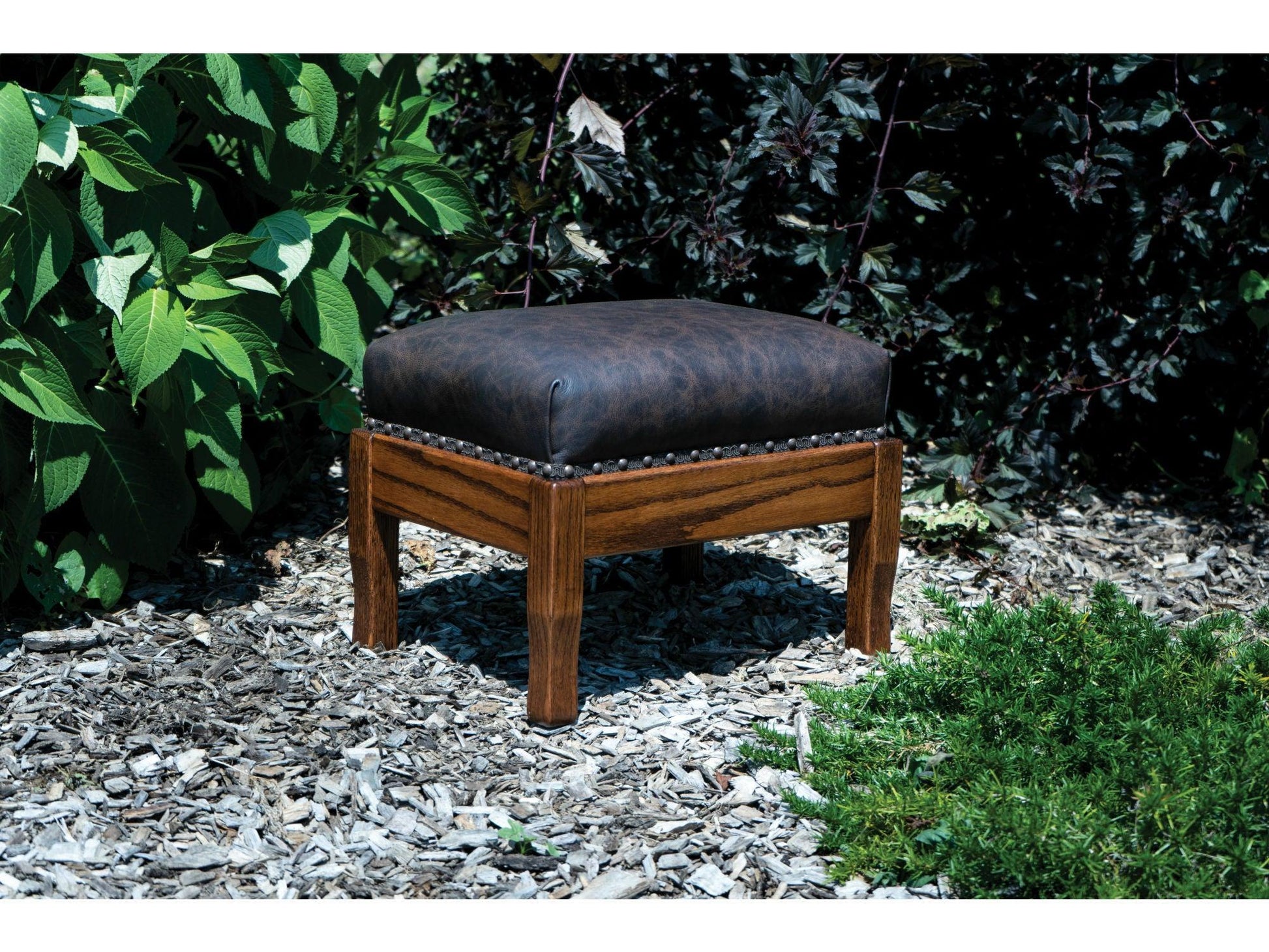 Amish 17" x 13" Footstool