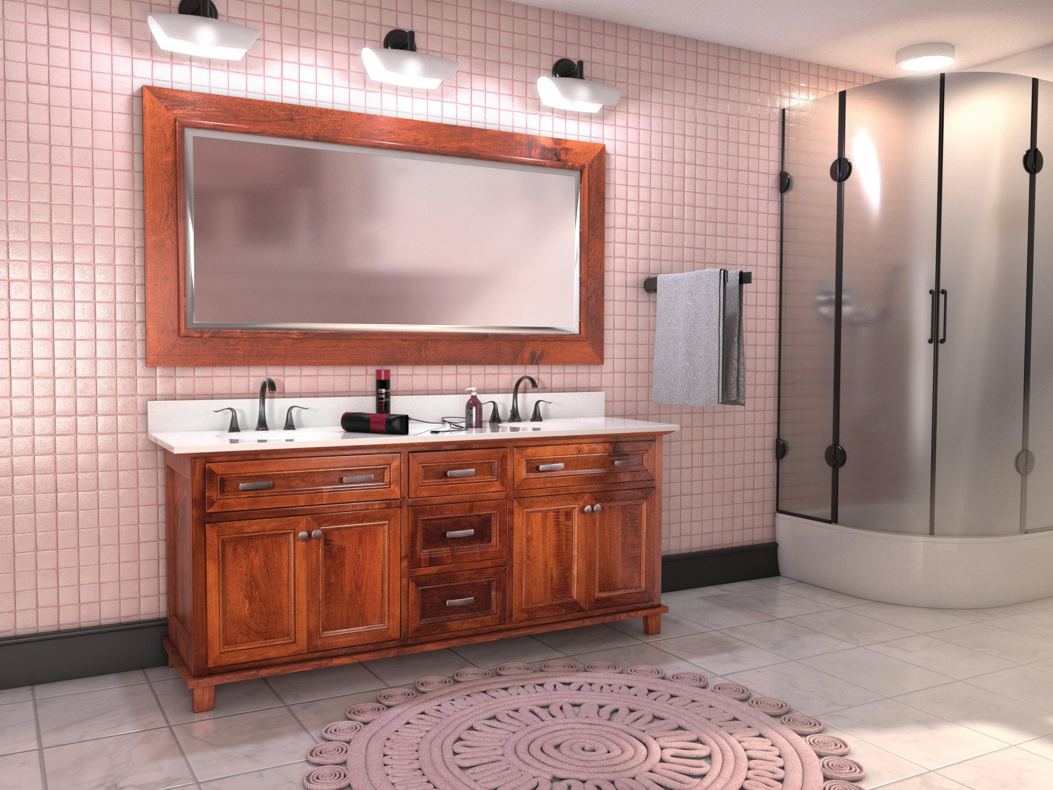 Amish 5000 Series 34.5" Vanity without Top