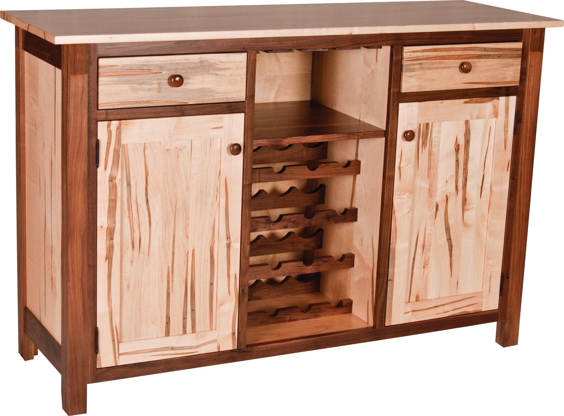 Amish 57.5" Wine Buffet with Straight Legs