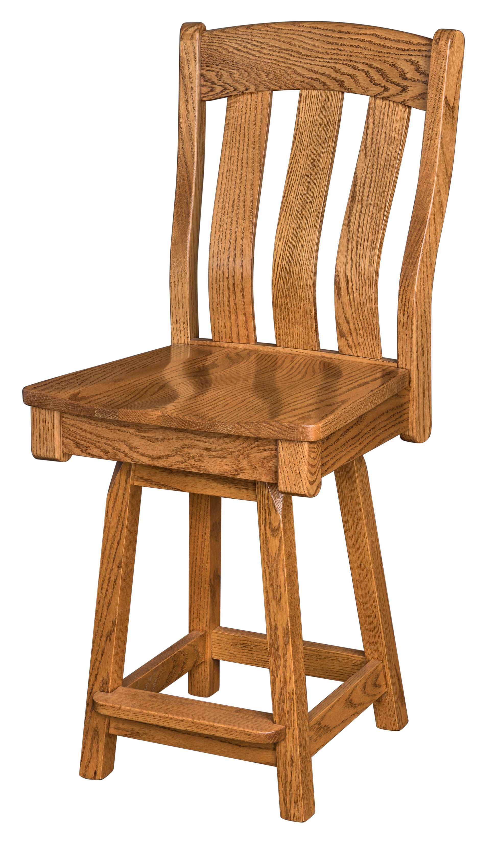 Amish Abilene Swivel Bar Stool