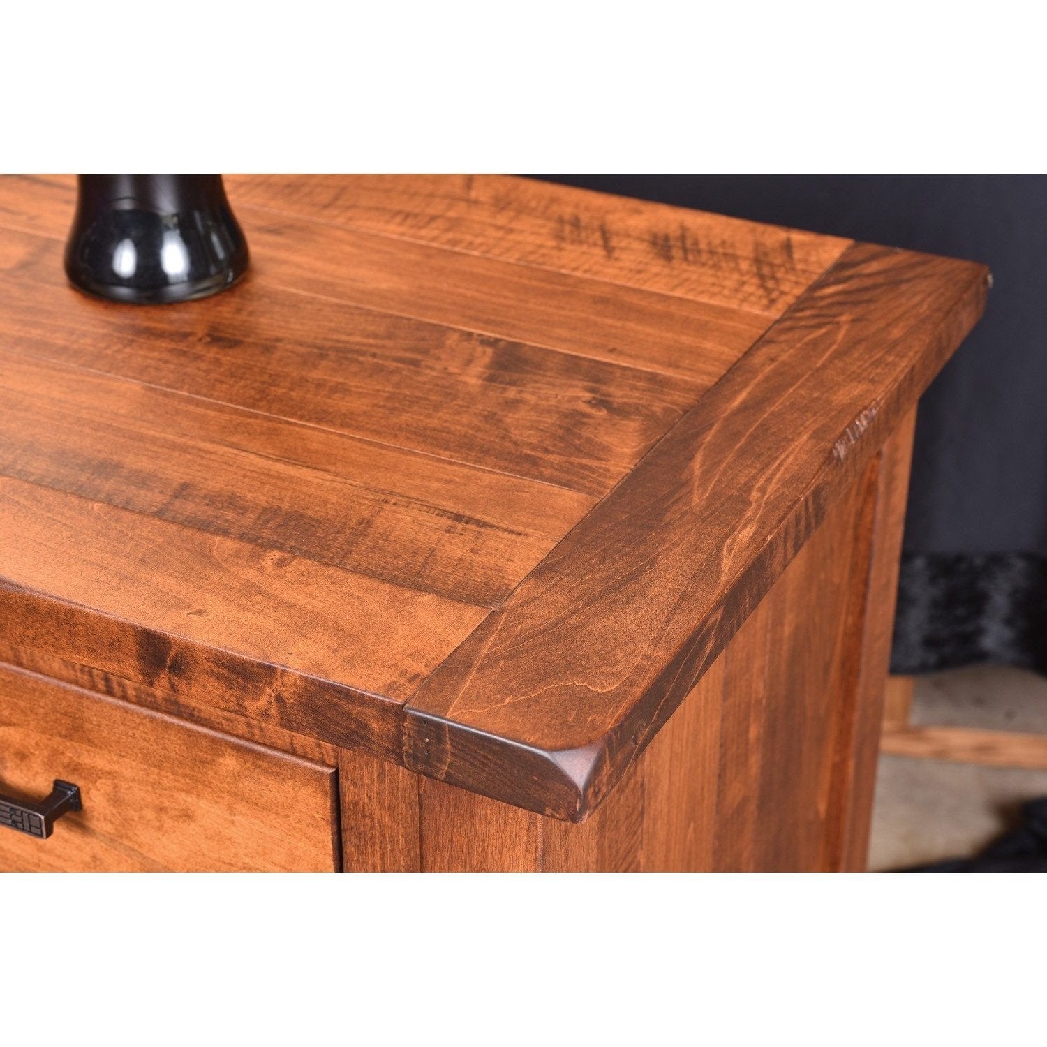 Amish Adele Wine Cabinet with Sliding Doors