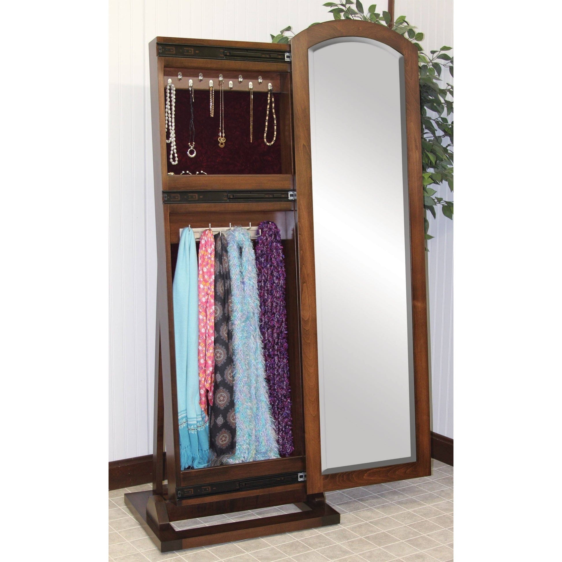 Antique Shaker Jewelry & Scarf Leaner-Accessories-The Amish House