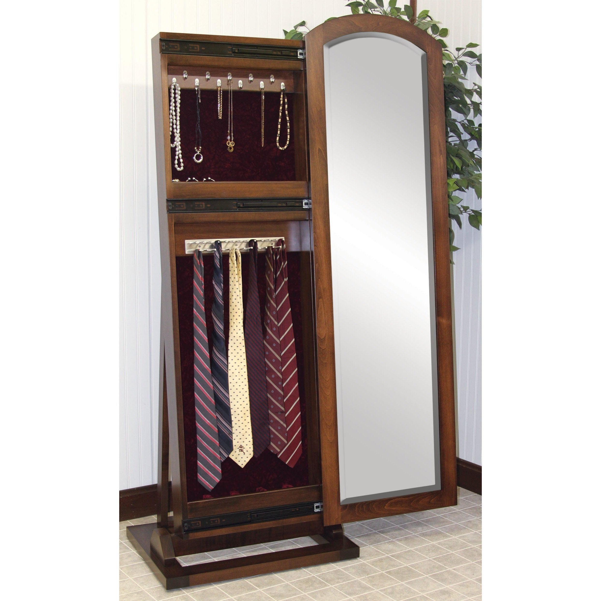 Antique Shaker Jewelry & Tie Leaner-Accessories-The Amish House