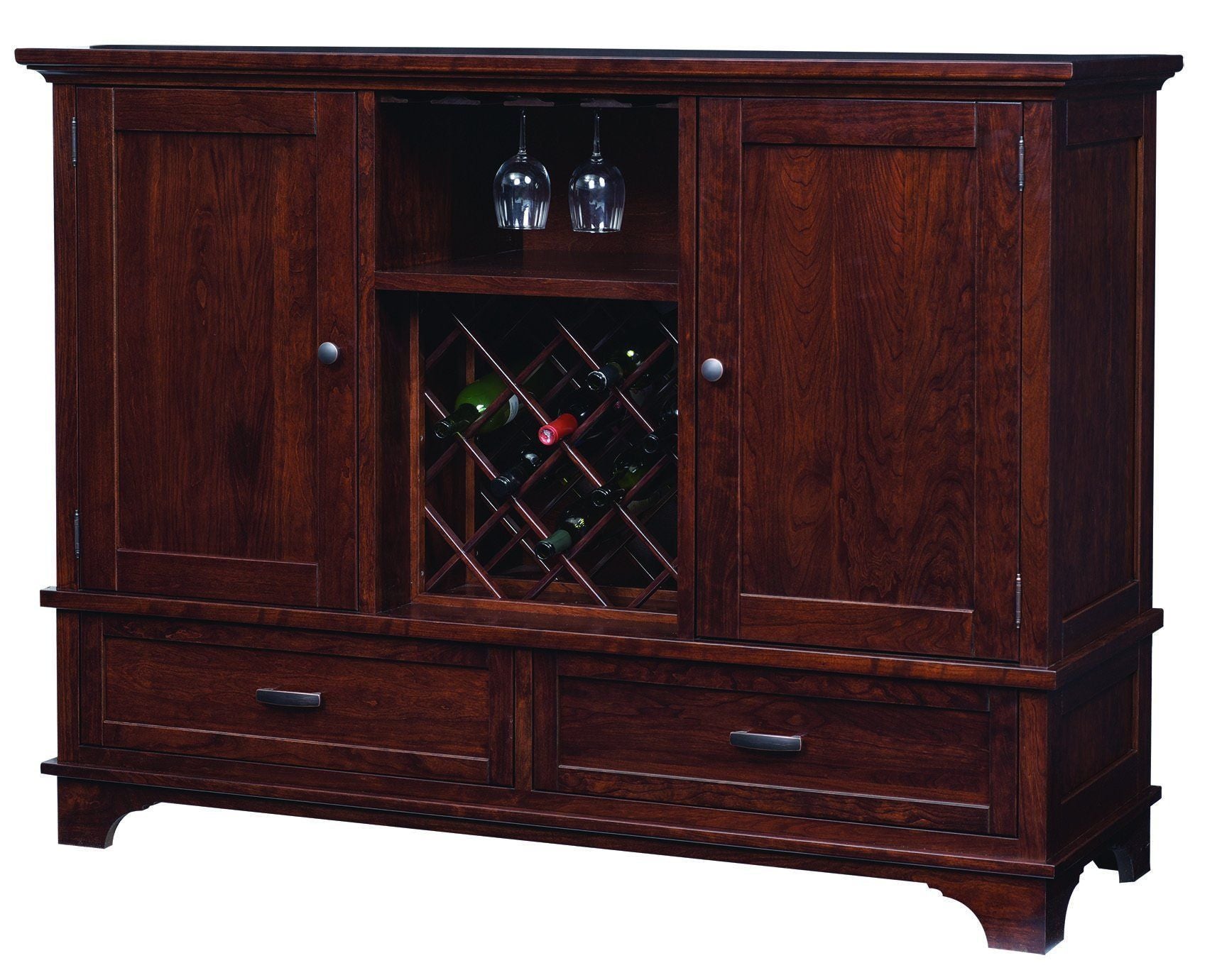 Amish Arlington Wine Cabinet - Thumbnail 4