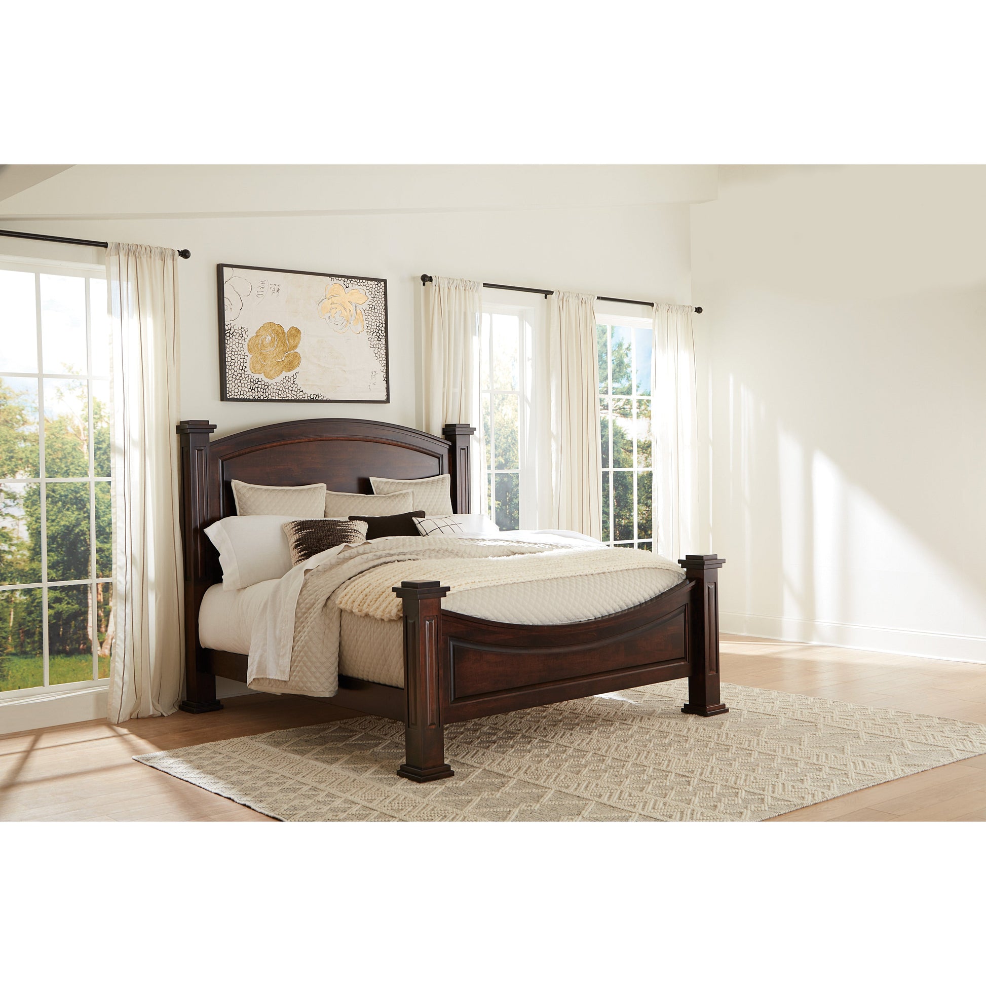 Amish Arrington Arch Panel Bed - Quick Ship