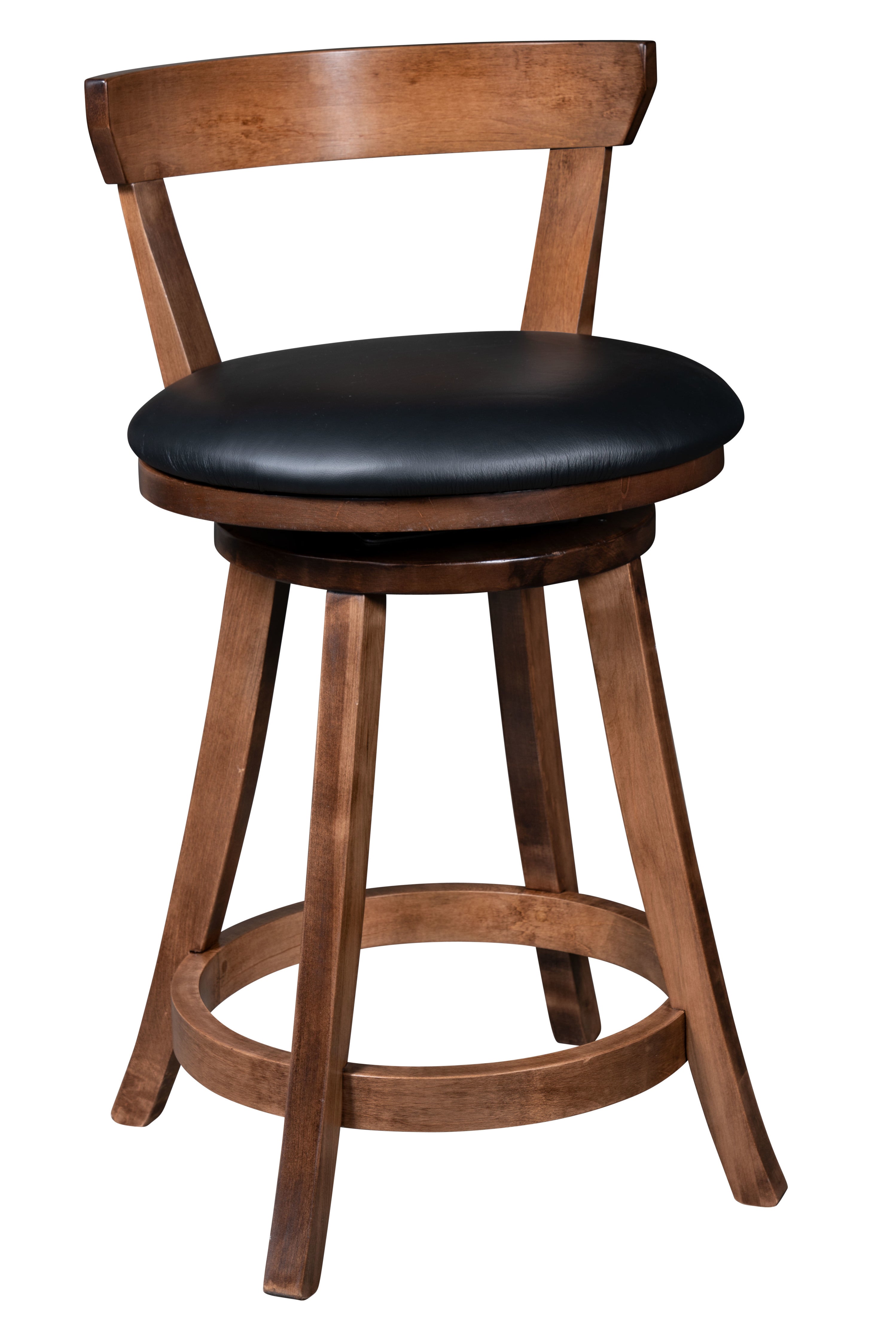 Amish Artesia Swivel Bar Stool