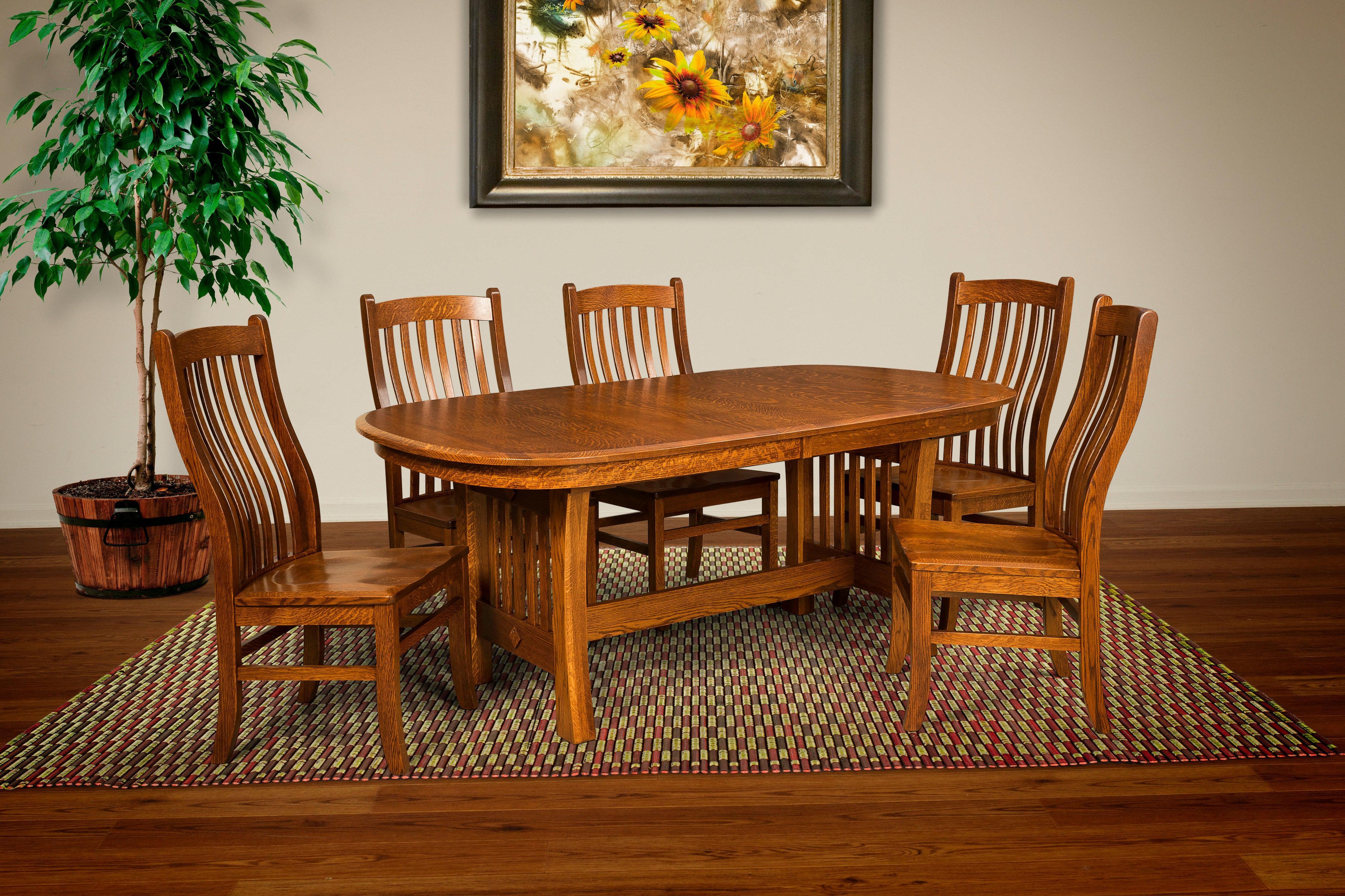 Amish Arts and Crafts Dining Chair - Thumbnail 2