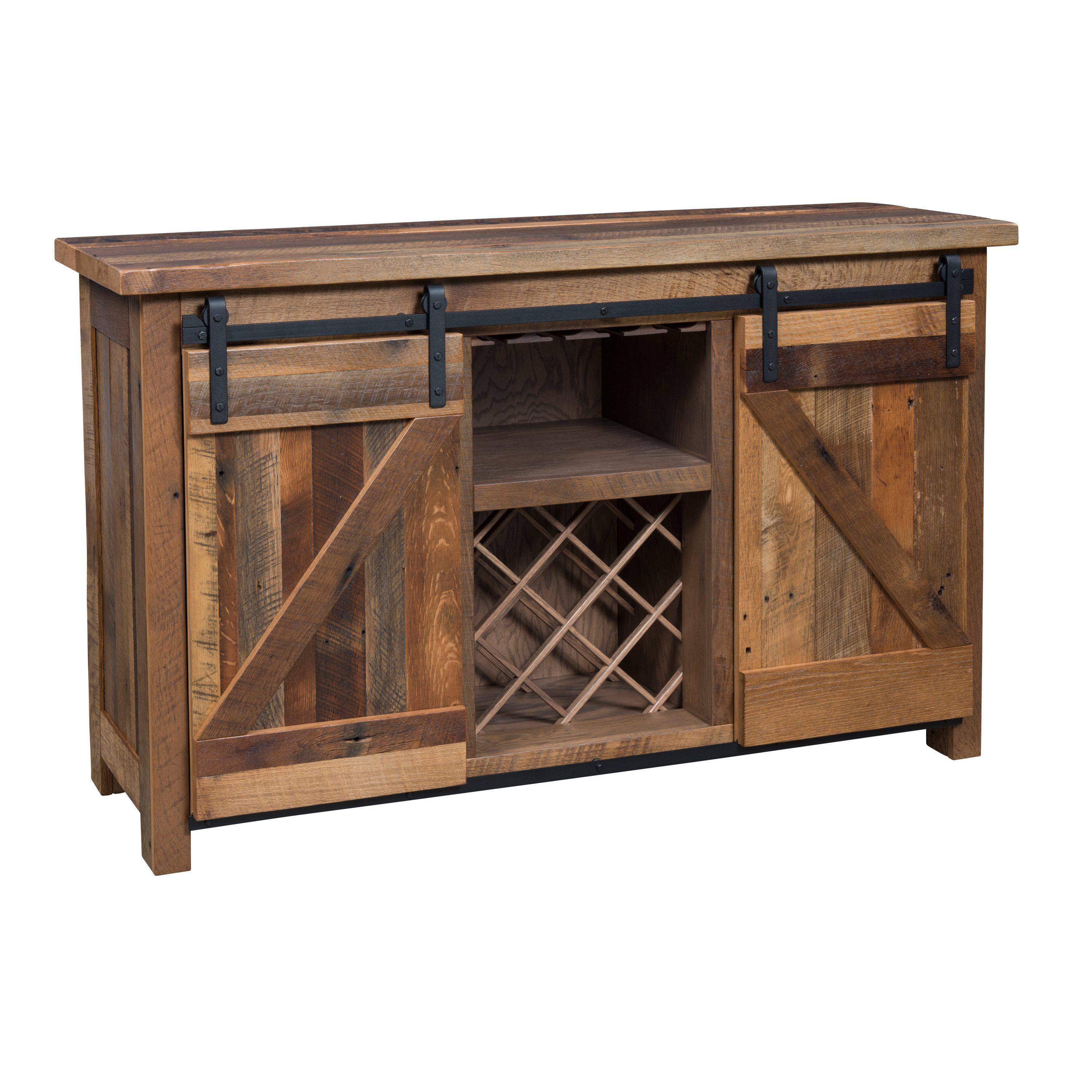 Barn Door Wine Server-The Amish house
