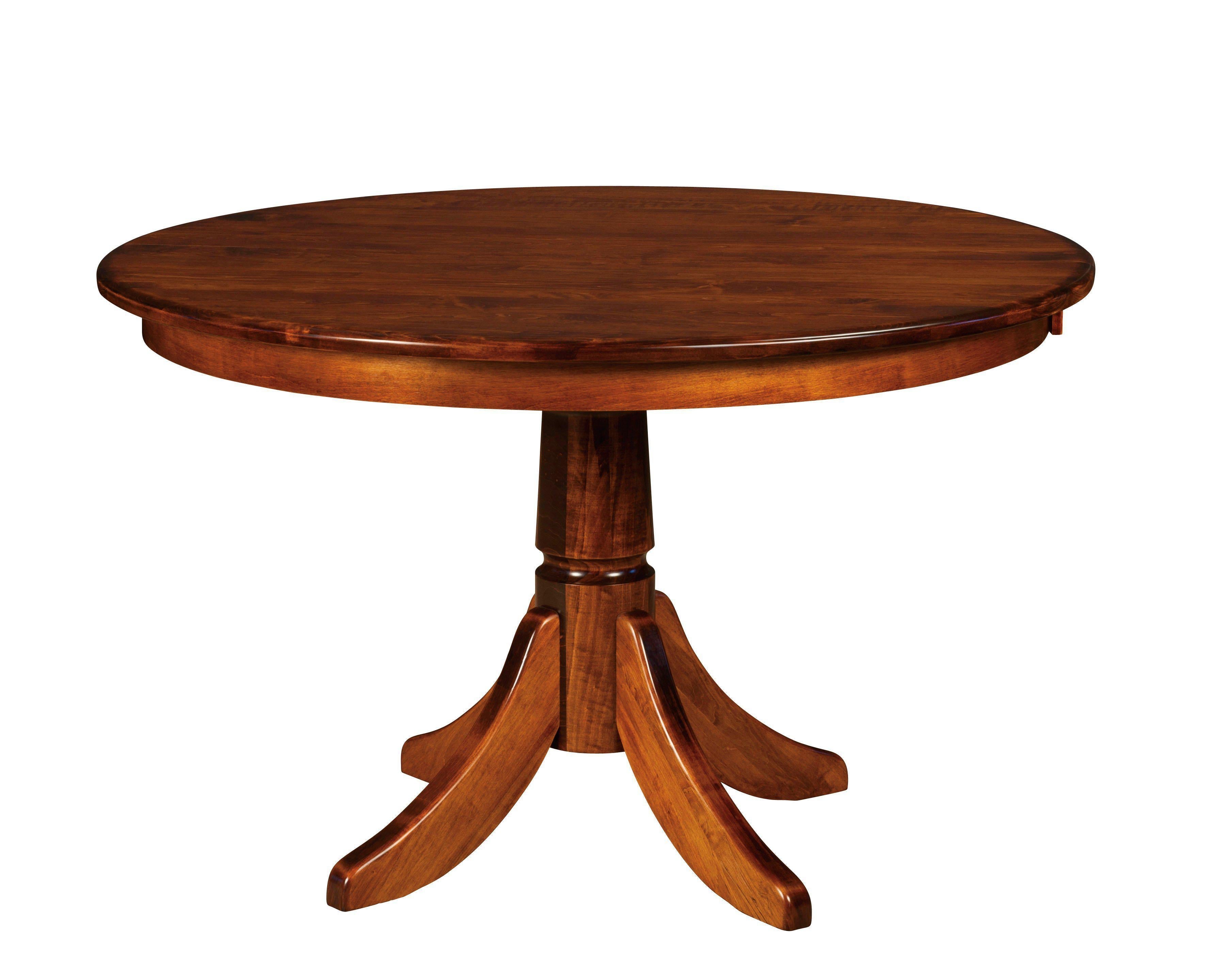 Amish Baytown Single Pedestal Dining Table - Quick Ship