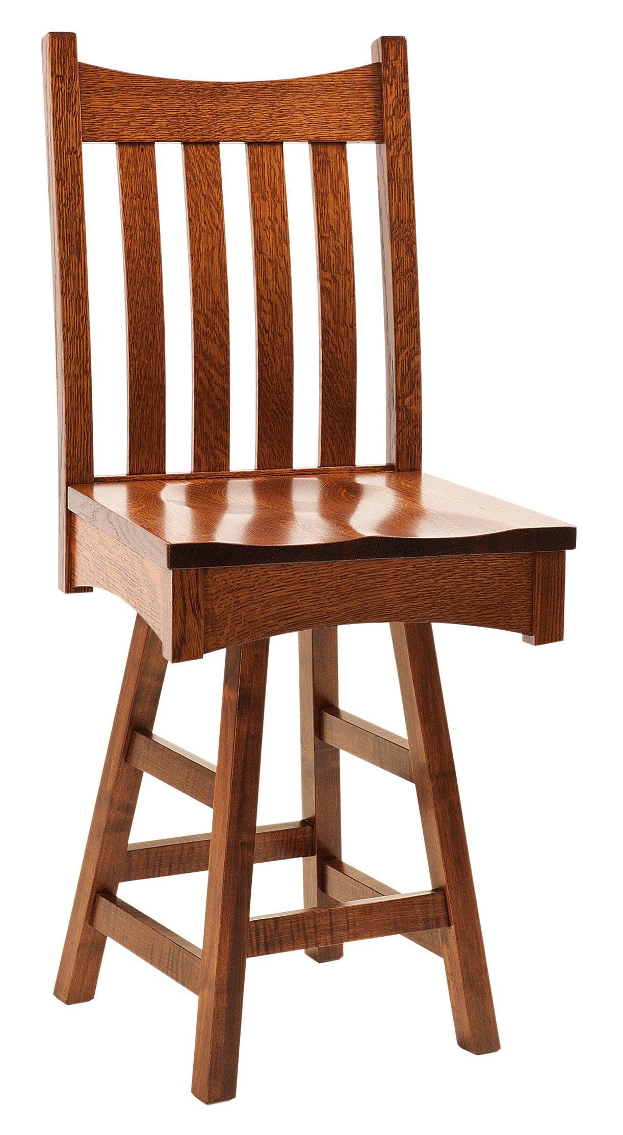 Amish Bellingham Swivel Barstool