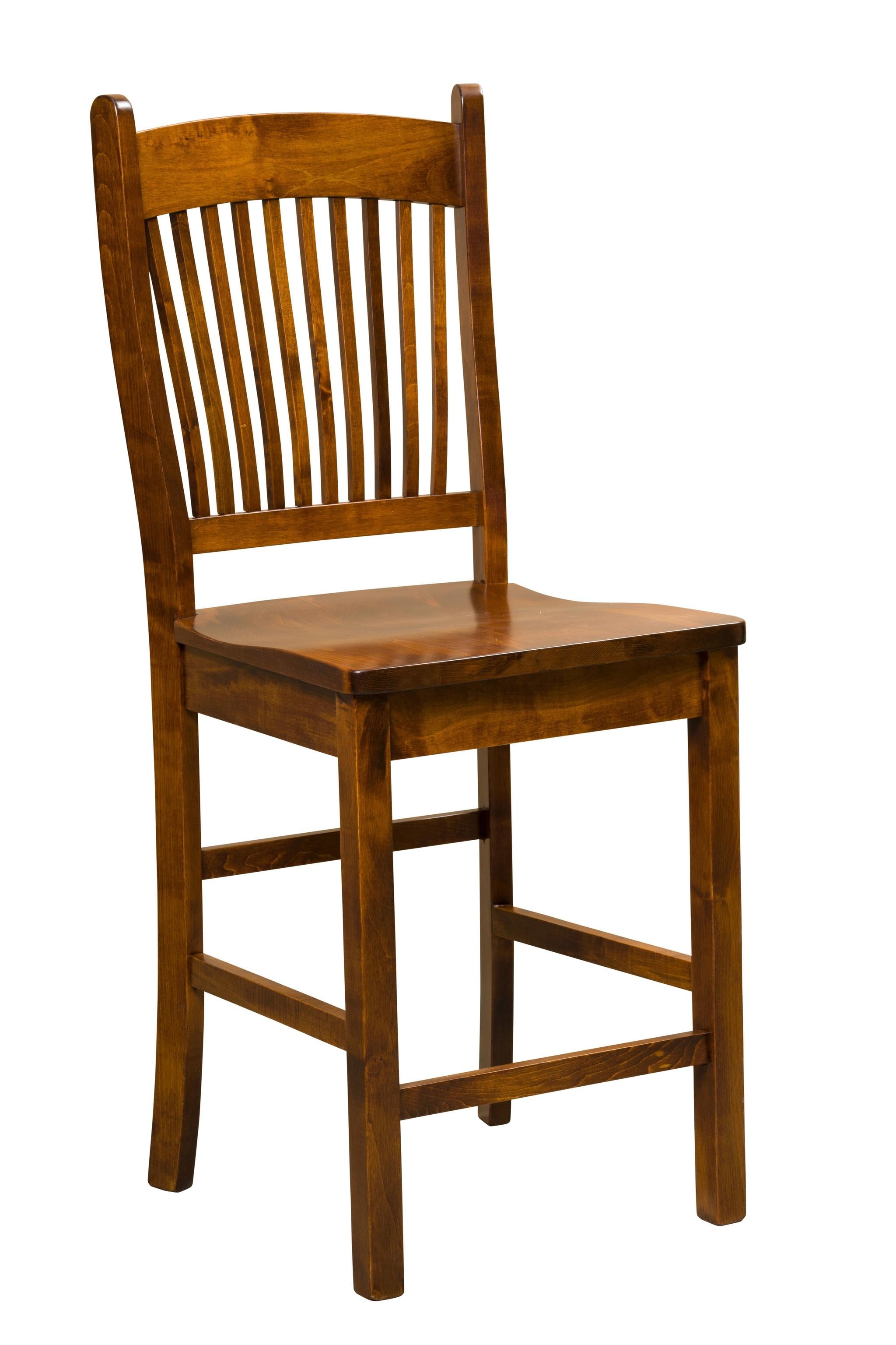 Amish Benton Stationary Bar Stool