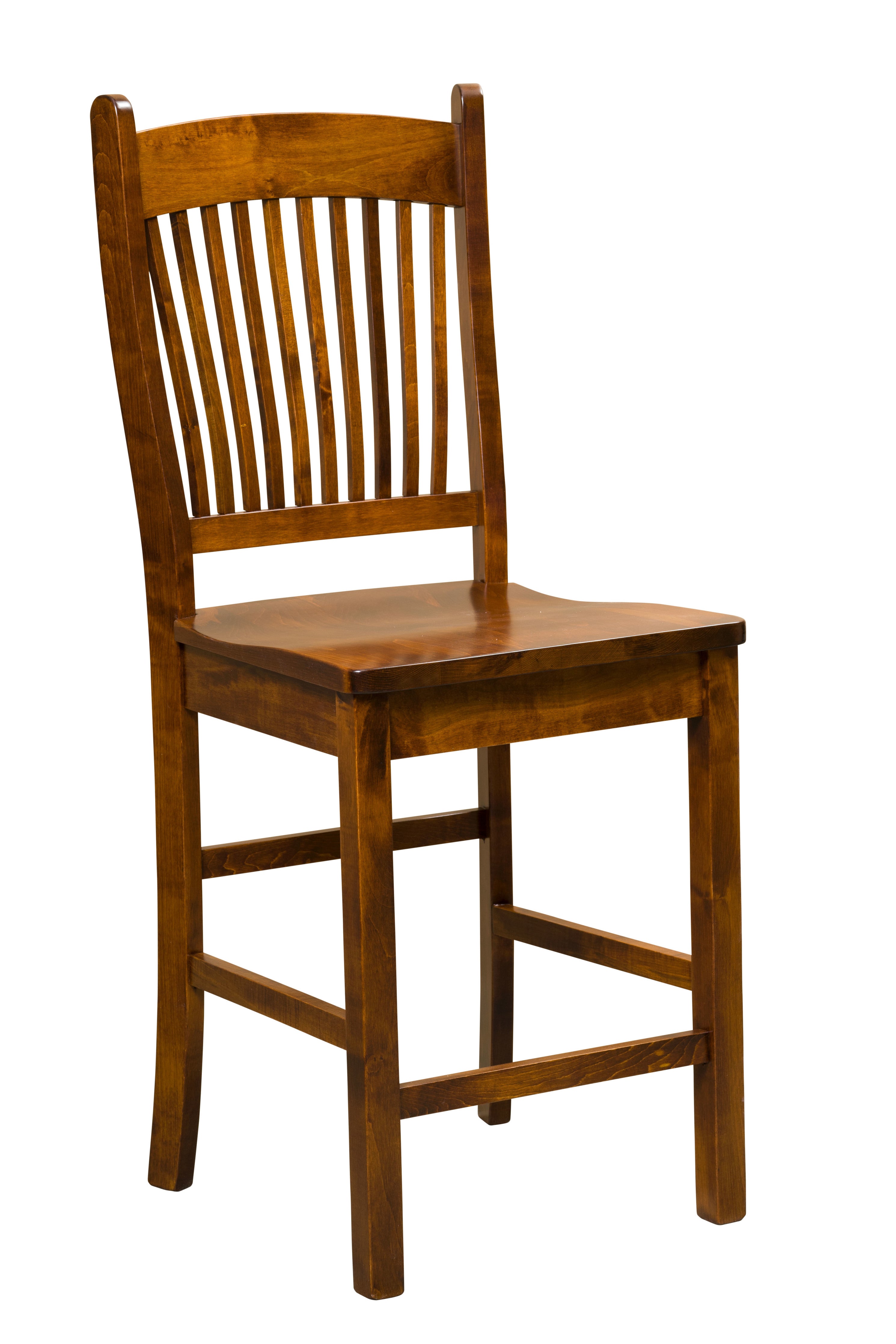 Amish Benton Stationary Bar Stool