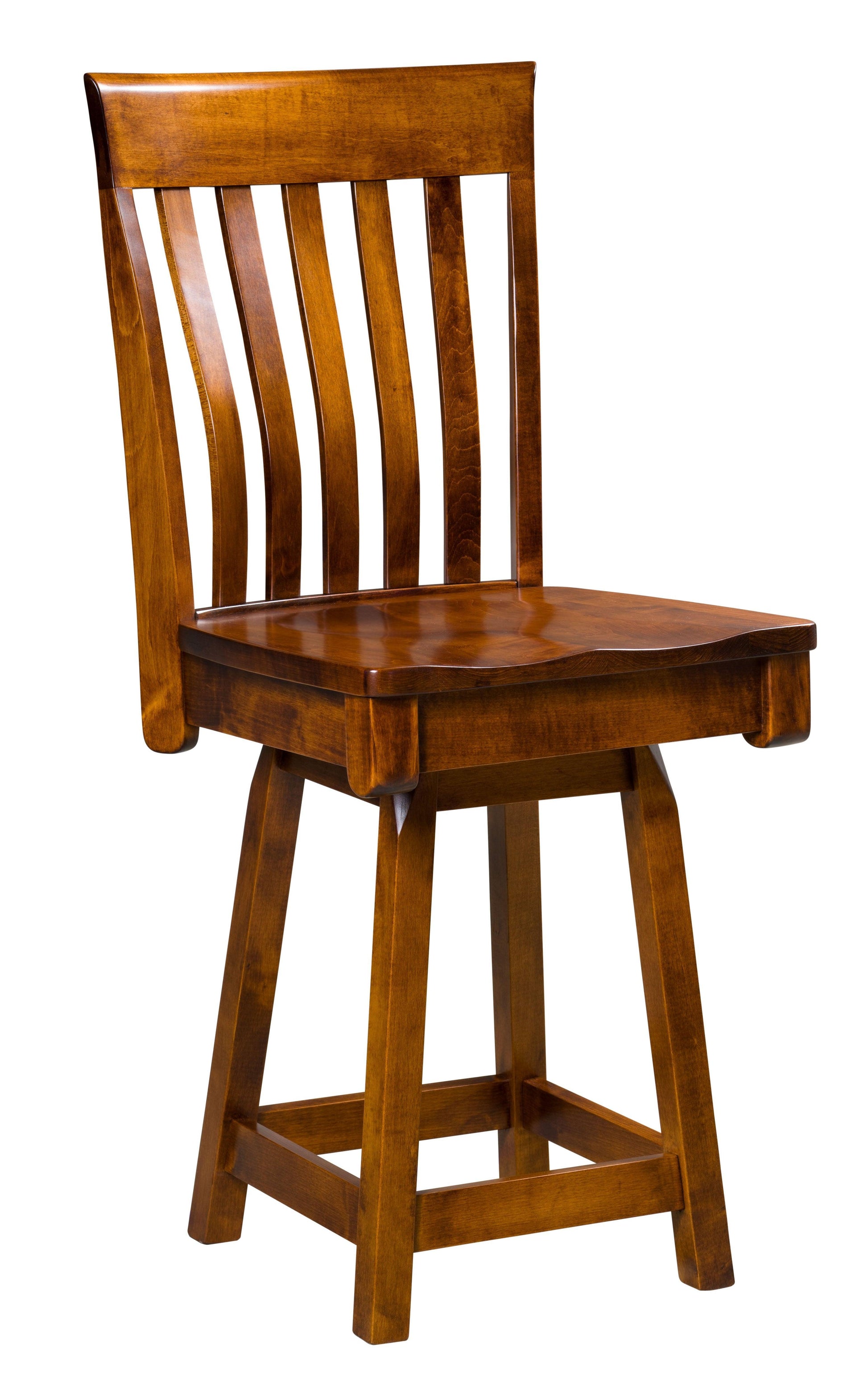 Amish Berkley Swivel Bar Stool