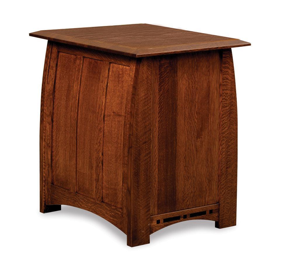 Amish Boulder Creek Two Drawers File Cabinet with Finished Backside