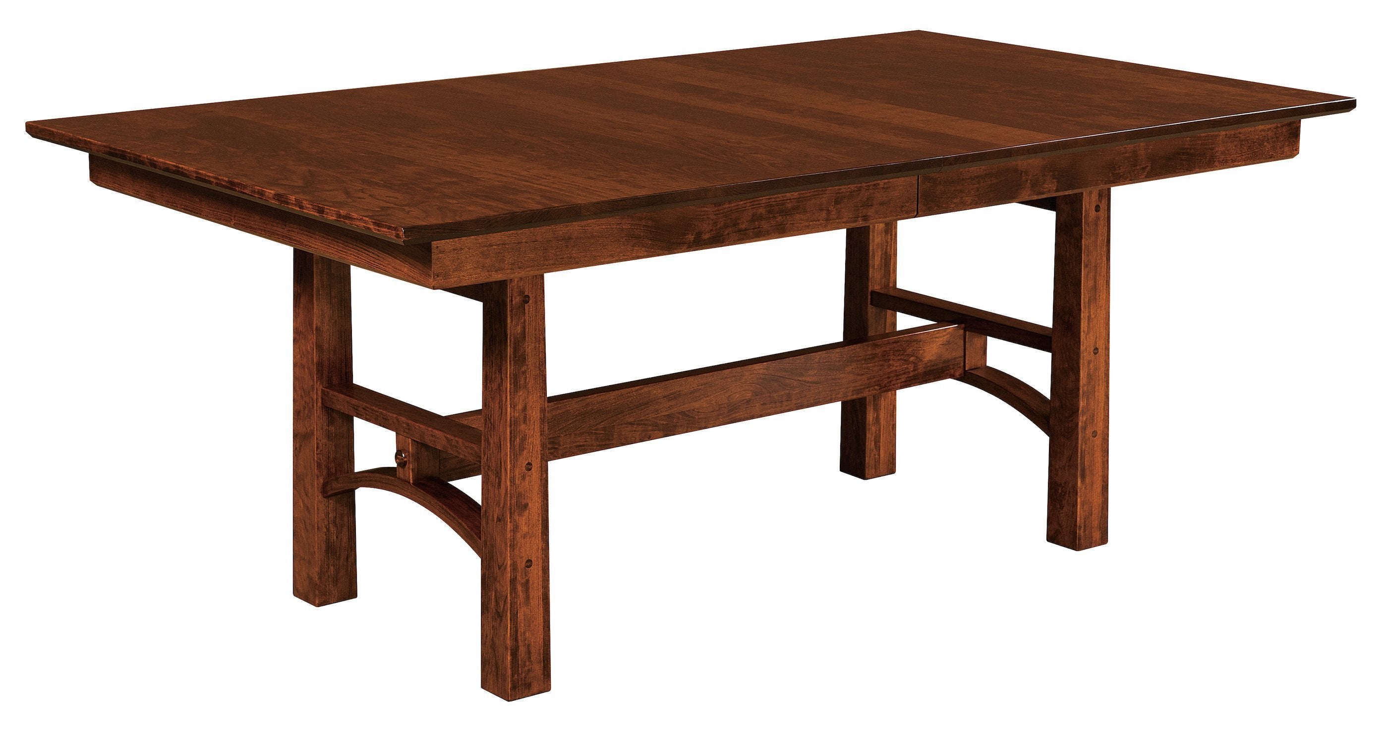 Amish Bridgeport Trestle Table