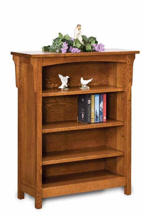 Amish Bridger Mission Three Shelves Bookcase