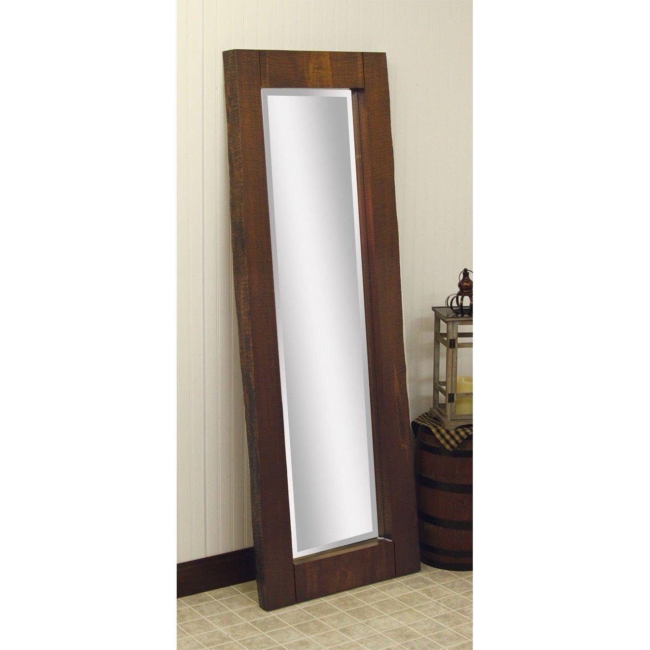 Brown Maple Live Edge Leaner