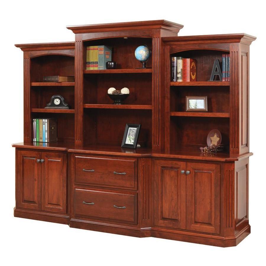 Amish Buckingham Three Piece Hutch