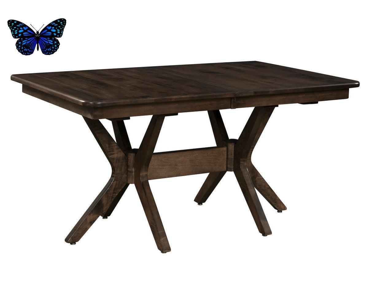 The Amish House Burdock Double Pedestal Table