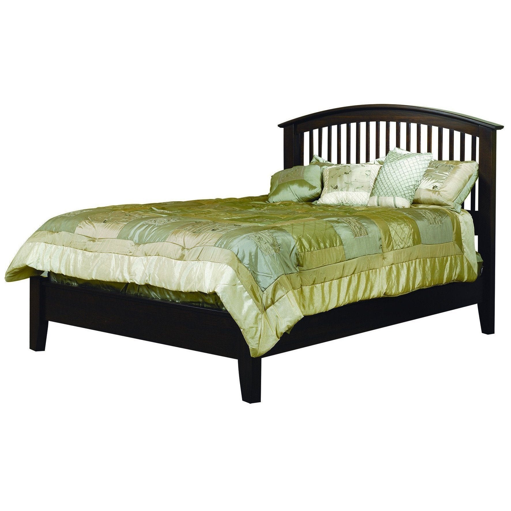 Amish Cambrai Mission Low Footboard Bed