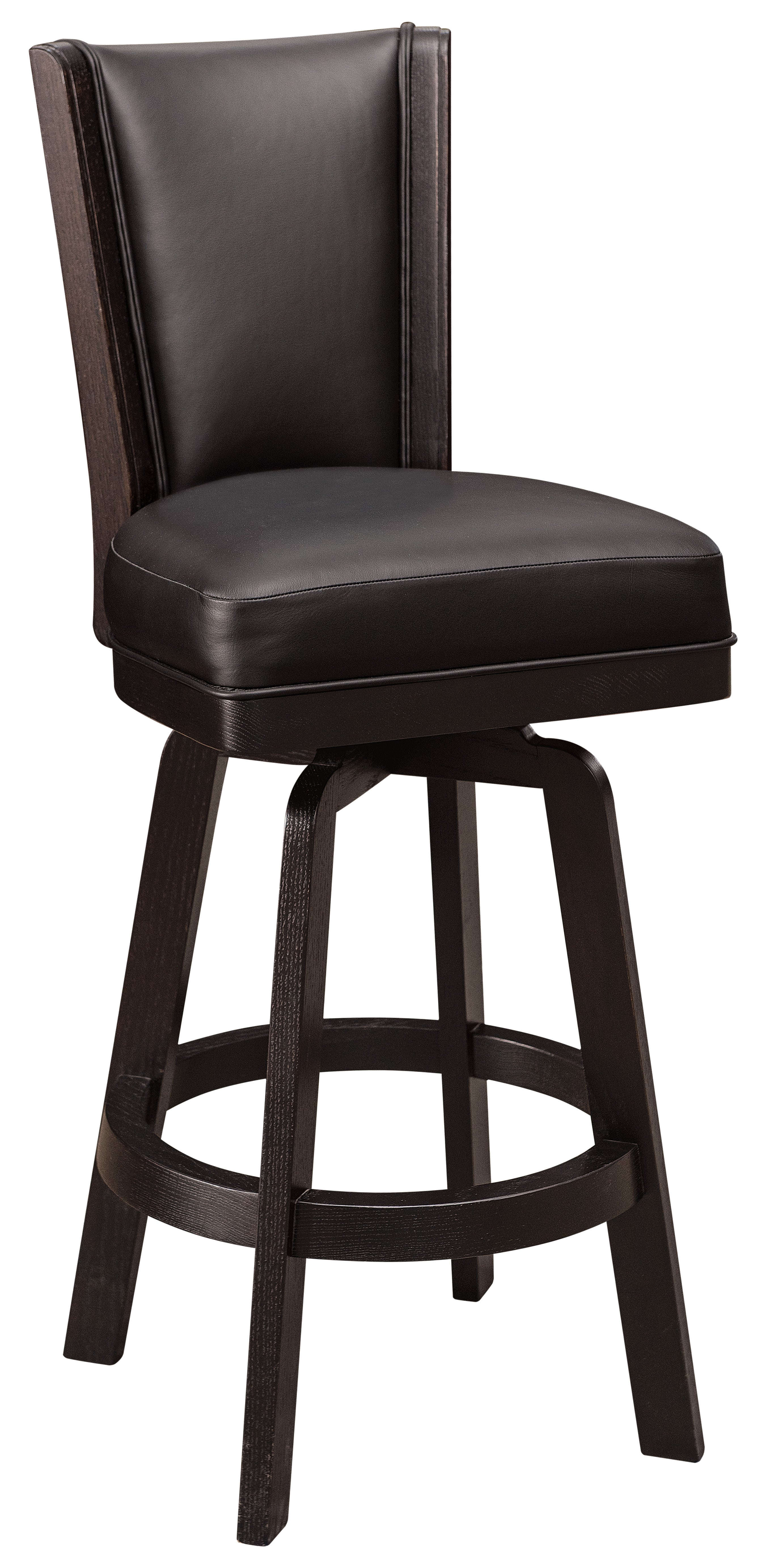 Amish Caraway Swivel Bar Chair