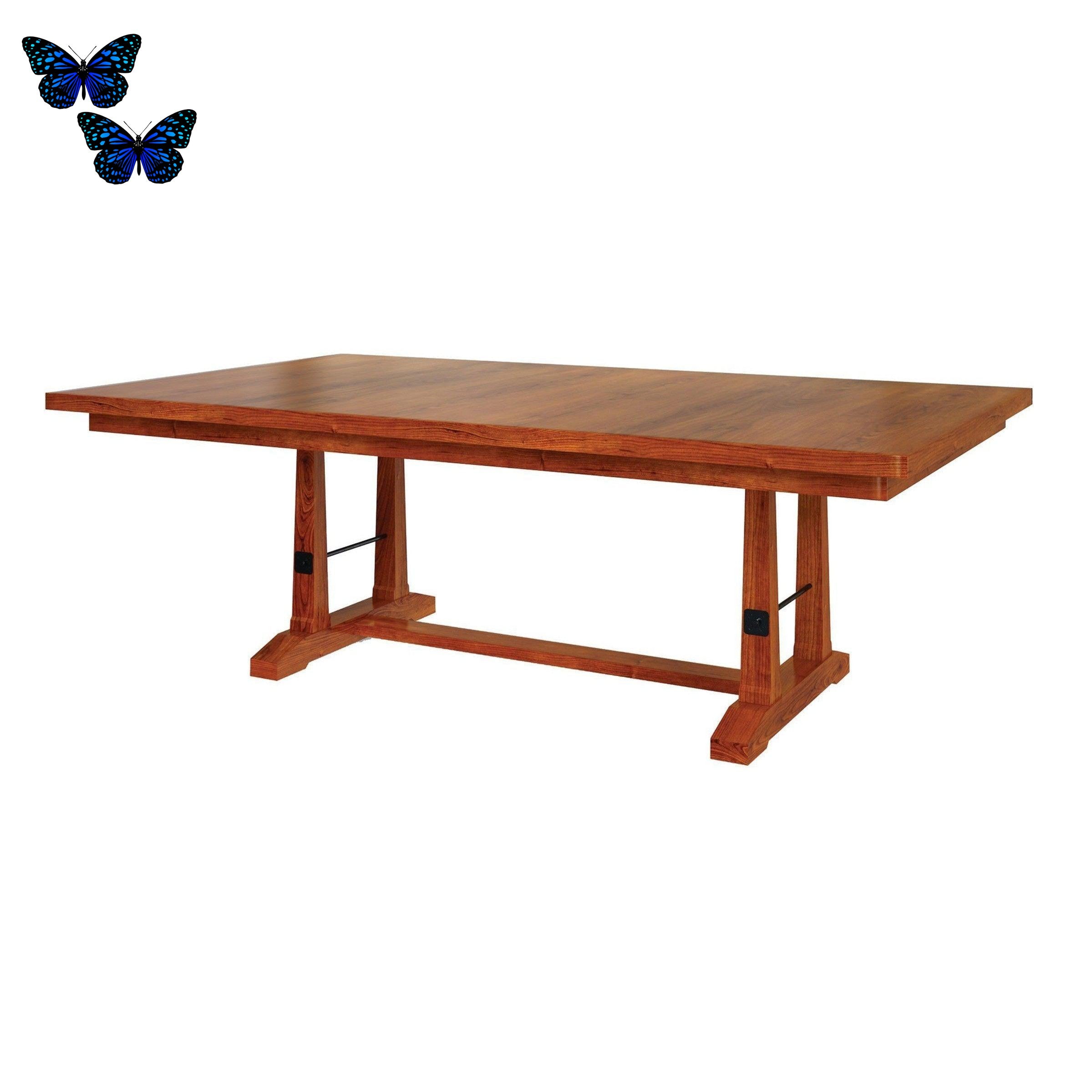 Amish Carla Elizabeth Trestle Table - Thumbnail 3