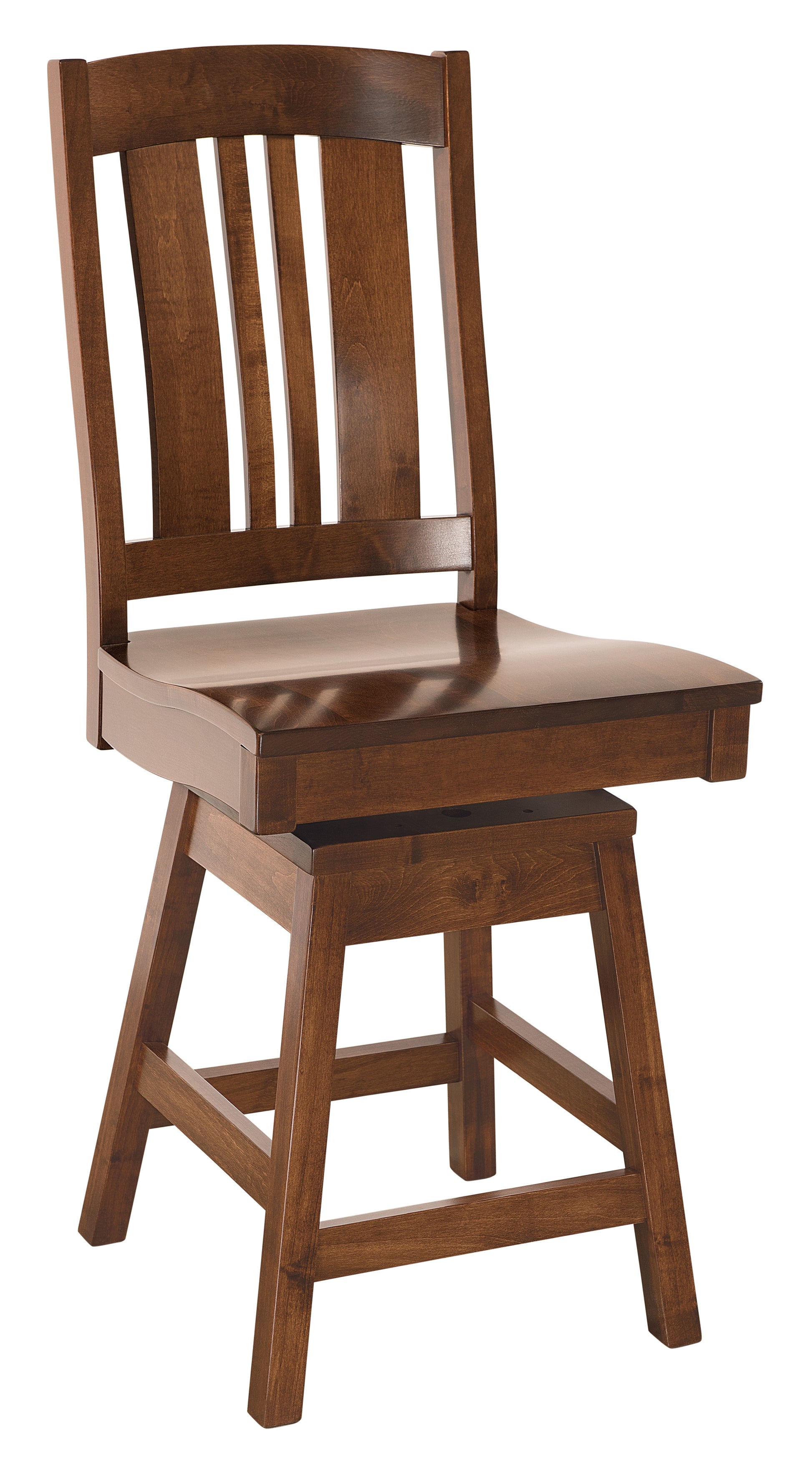 Amish Carolina Swivel Barstool