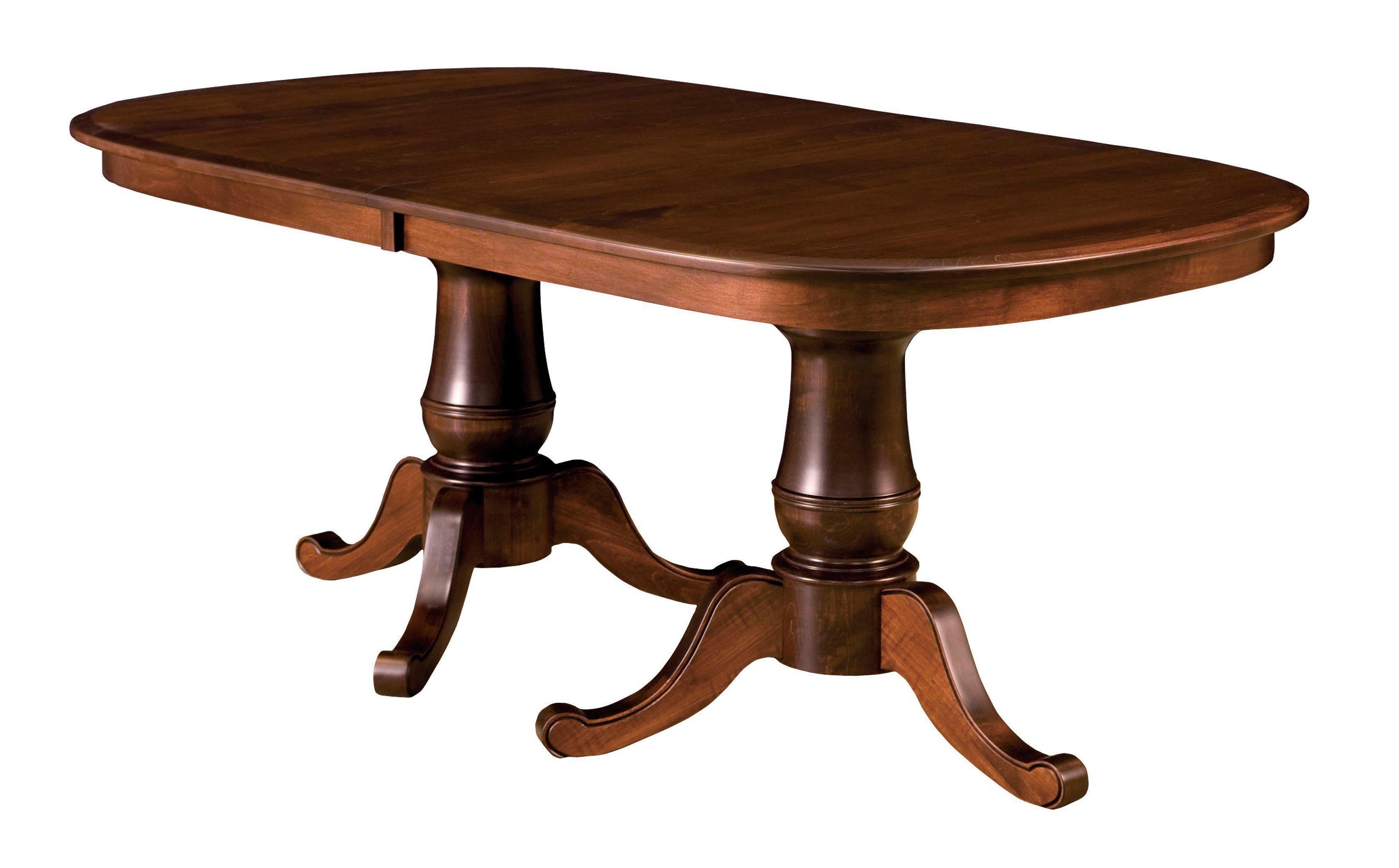 The Amish House Chancellor Double Pedestal Table