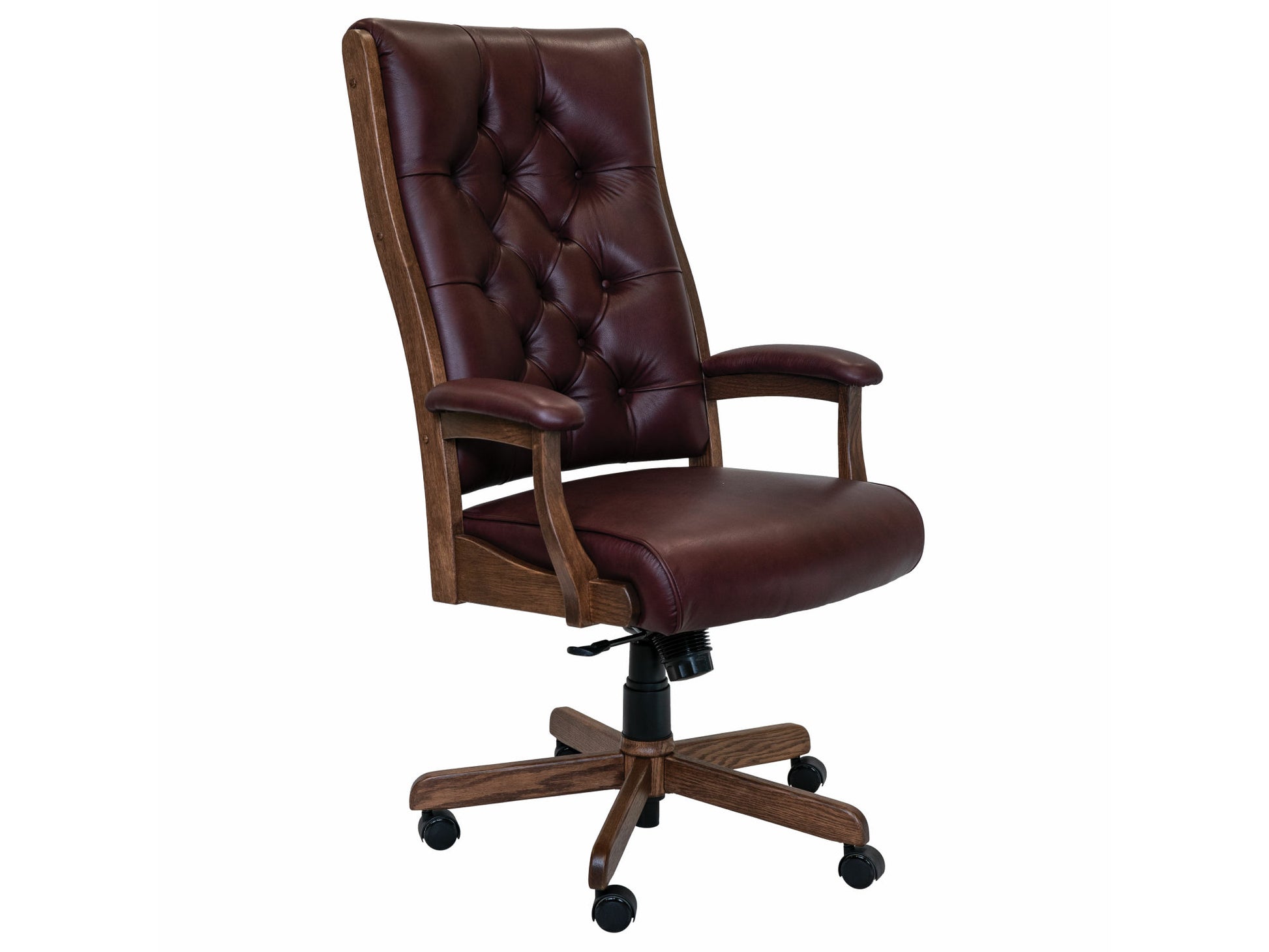 Amish Clark 28" Tufted Executive Chair
