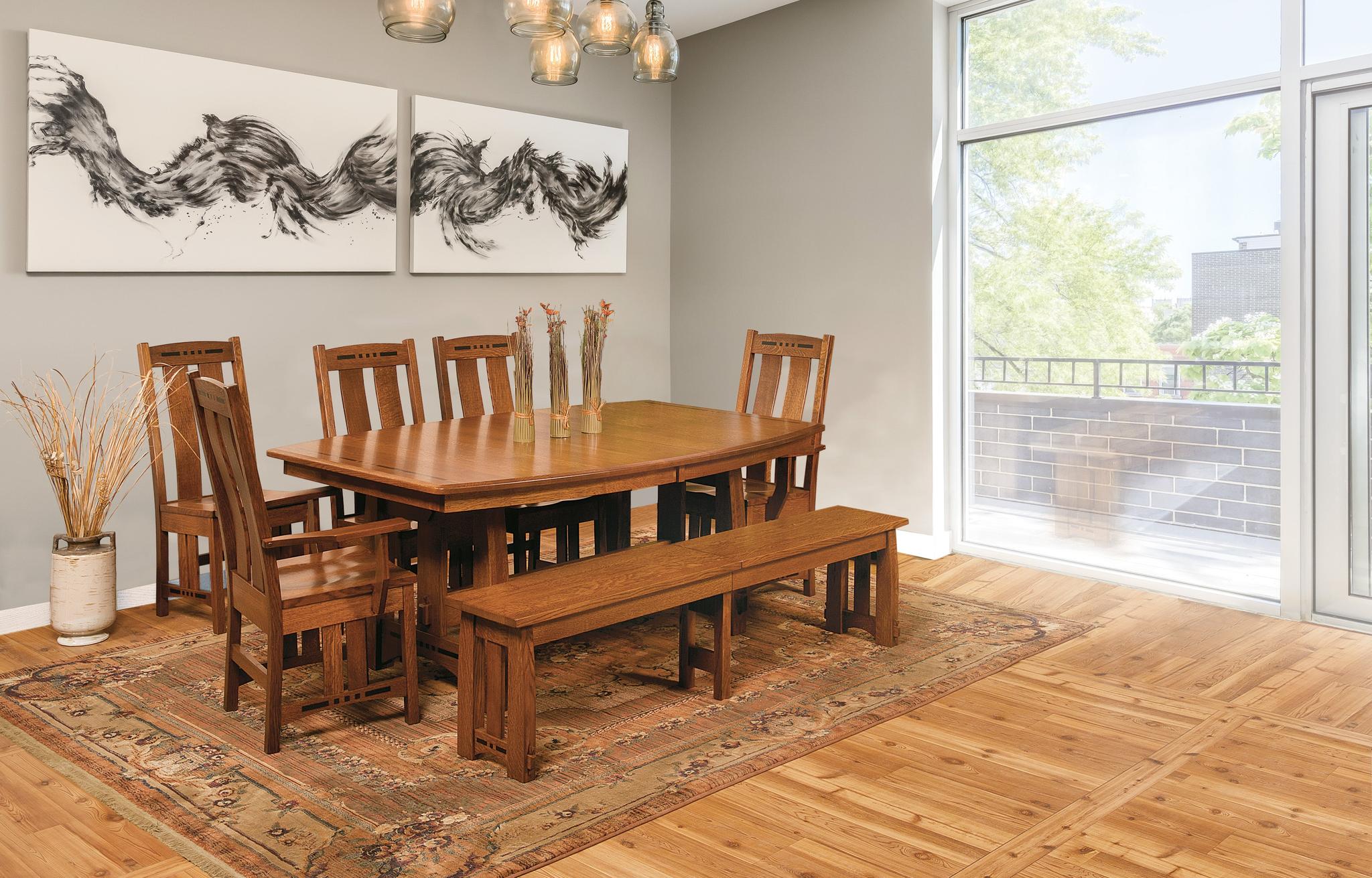 colebrook dining collection room setting the amish house