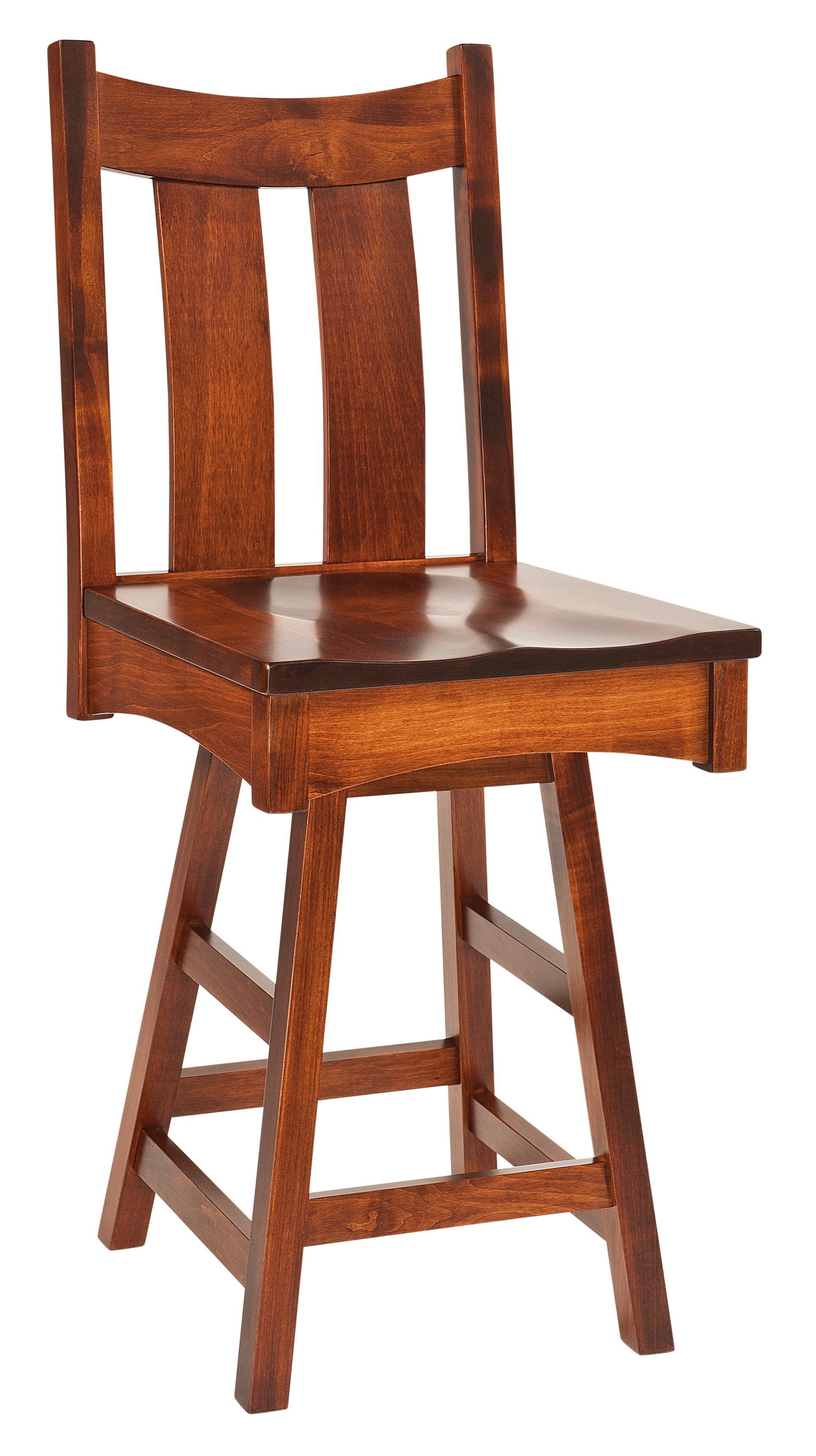 Amish Country Shaker Swivel Barstool