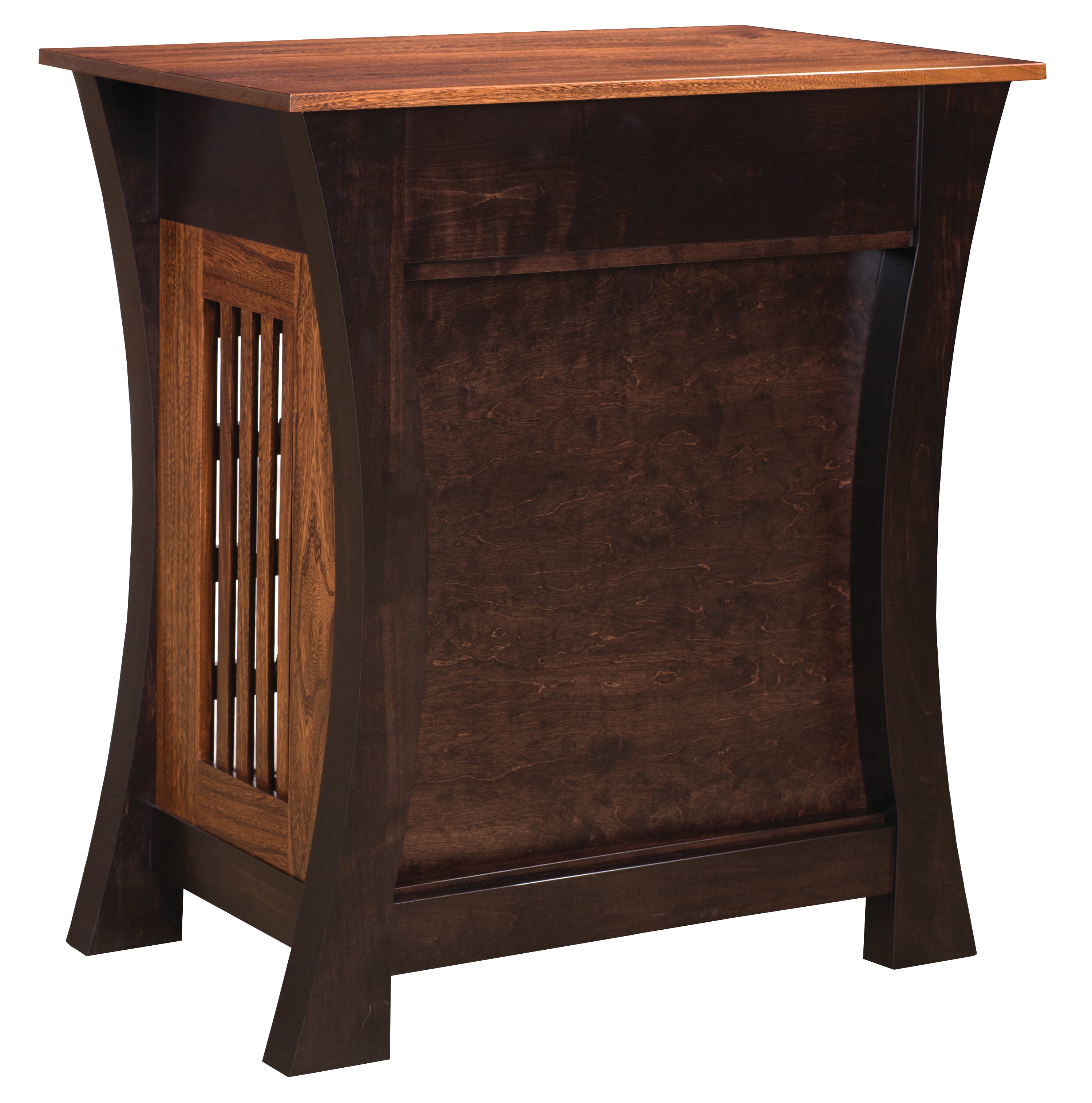 Amish Arlington Wine Cabinet - Thumbnail 2
