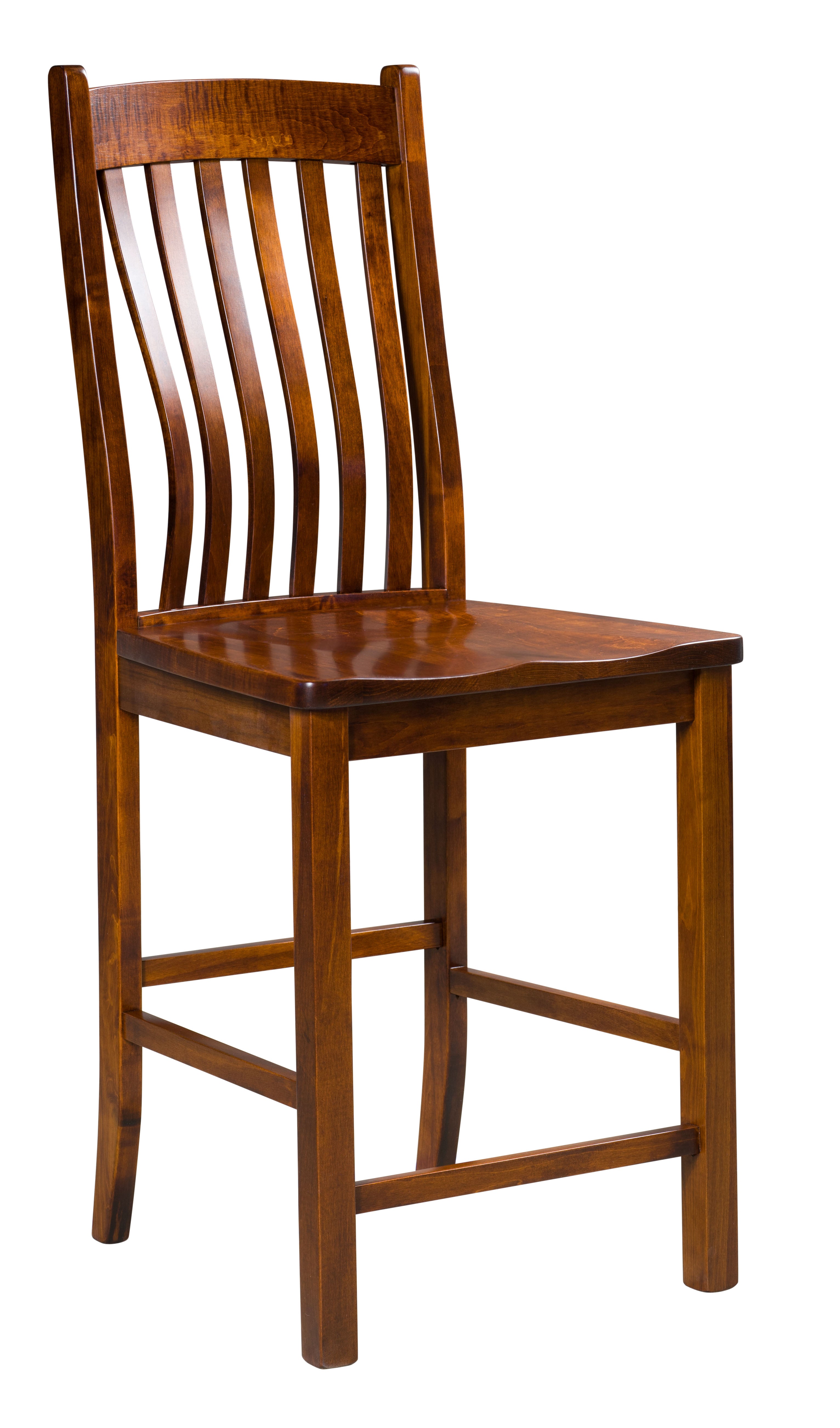 Amish Delilah Stationary Bar Stool
