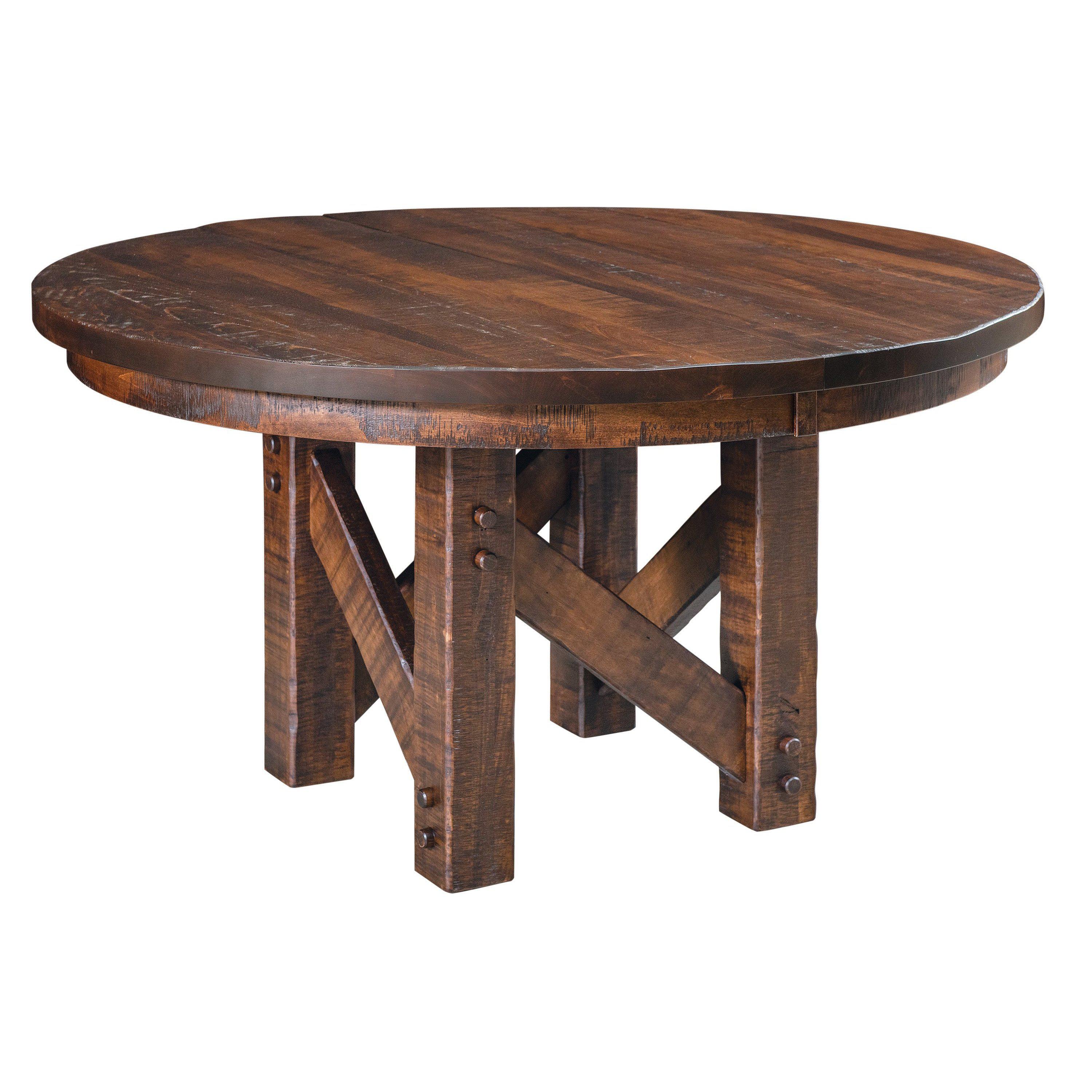 Amish Denver Pedestal Table-The Amish House