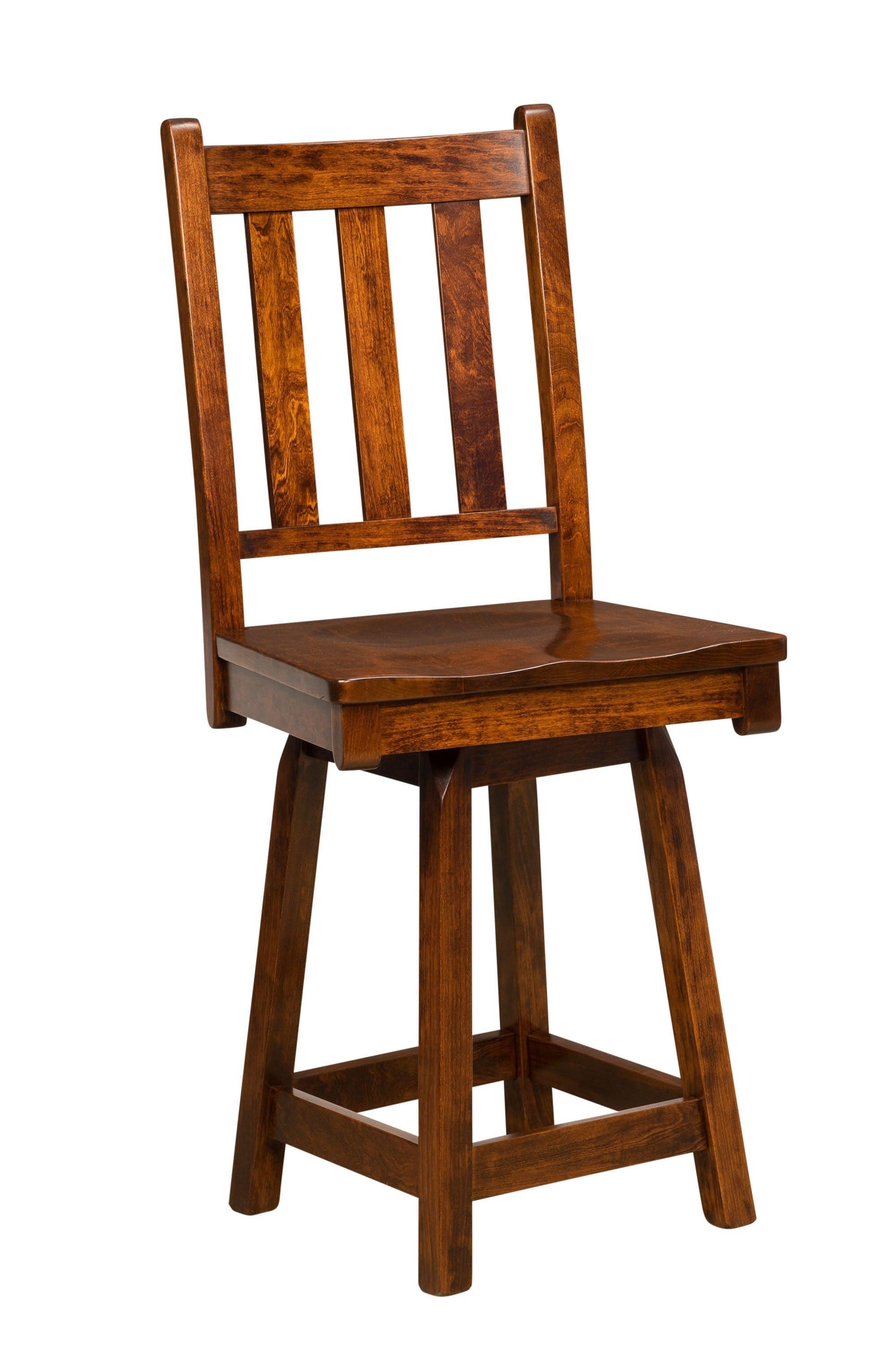 Amish Denver Swivel Bar Stool