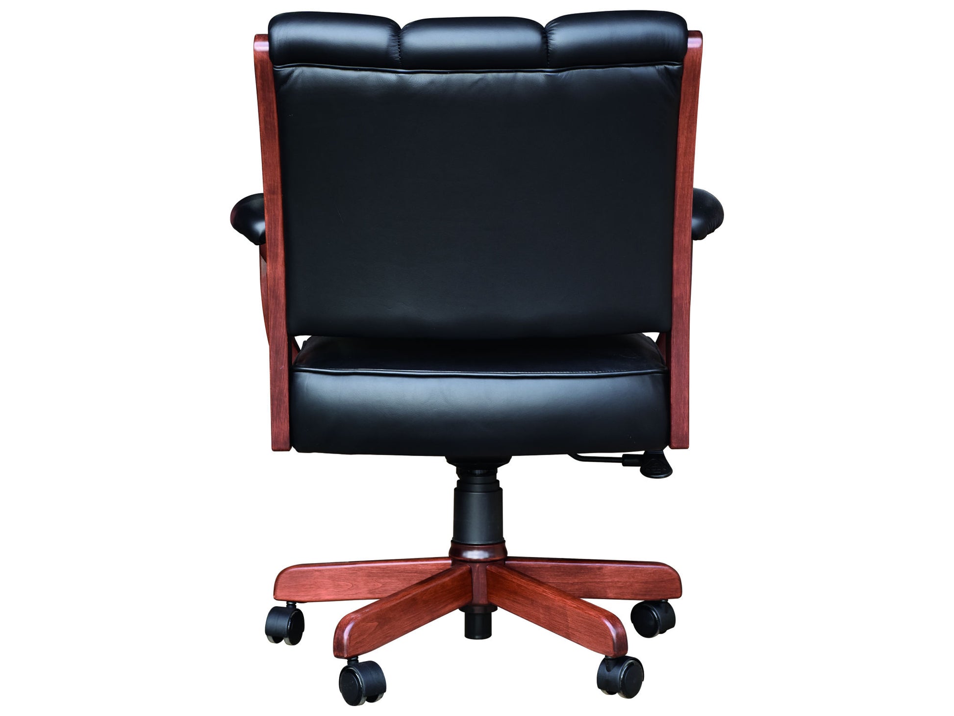 Amish Edelweiss Arm Desk Chair with Gas Lift