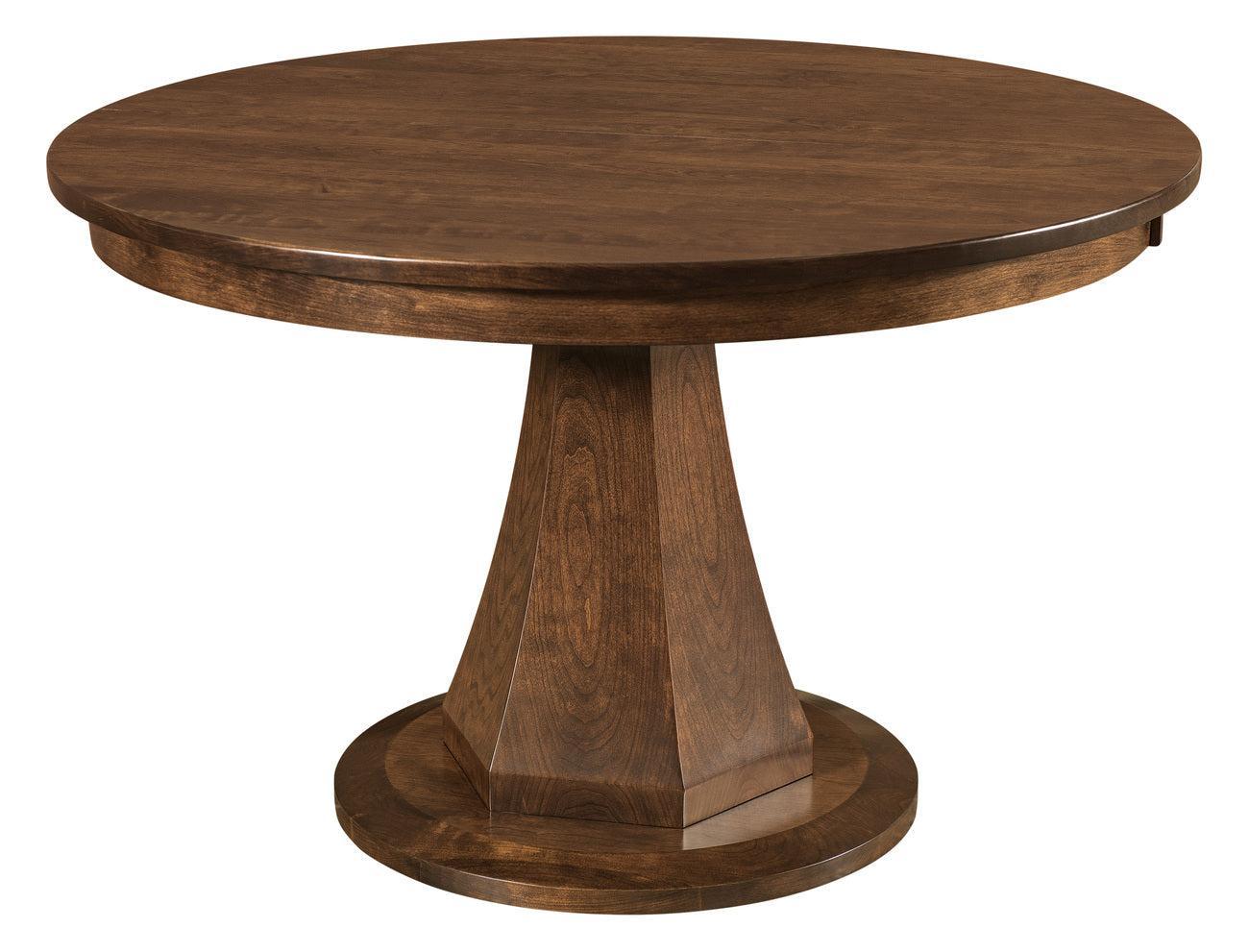 Amish Emerson Single Pedestal Pub Table - Thumbnail 4