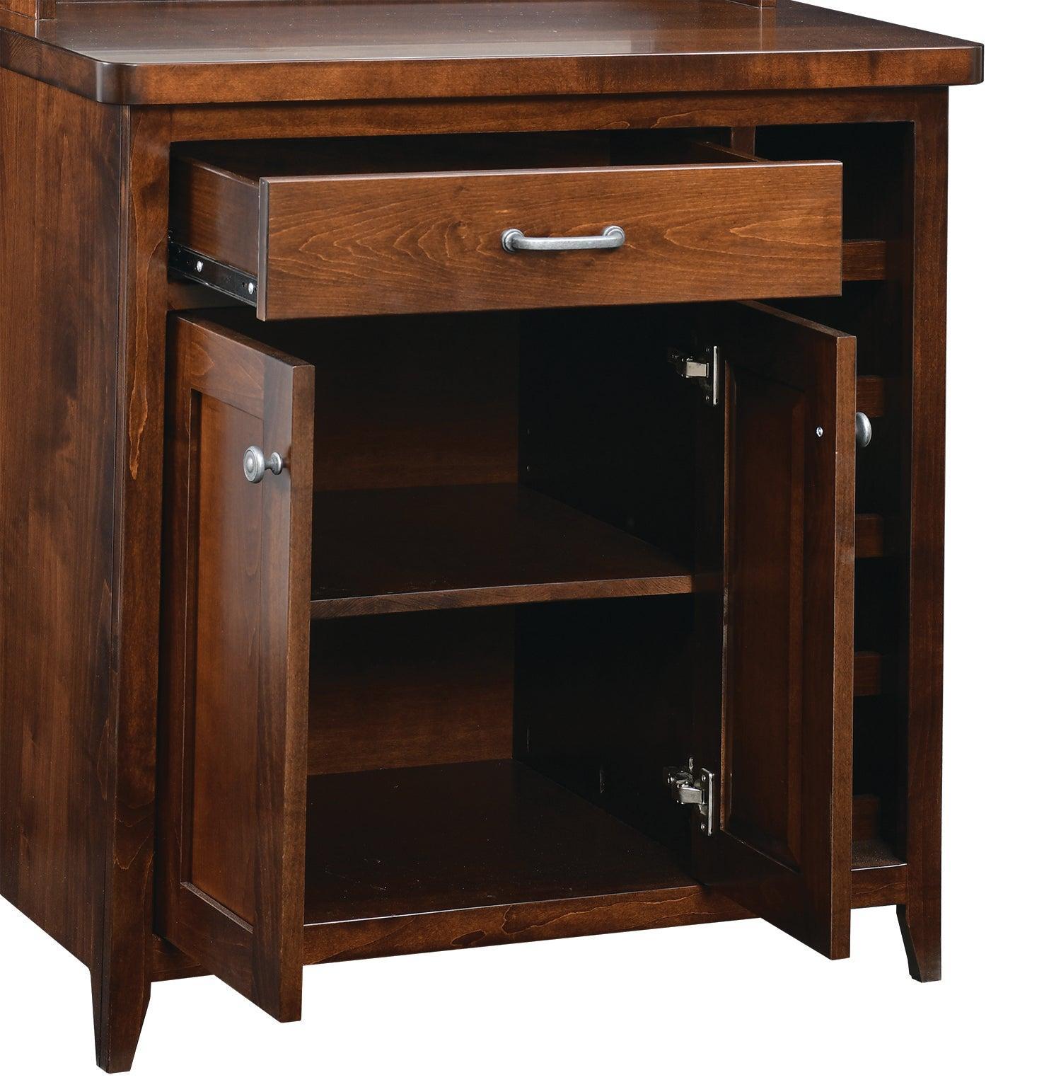 Amish Florence 63.25" Wine Cabinet