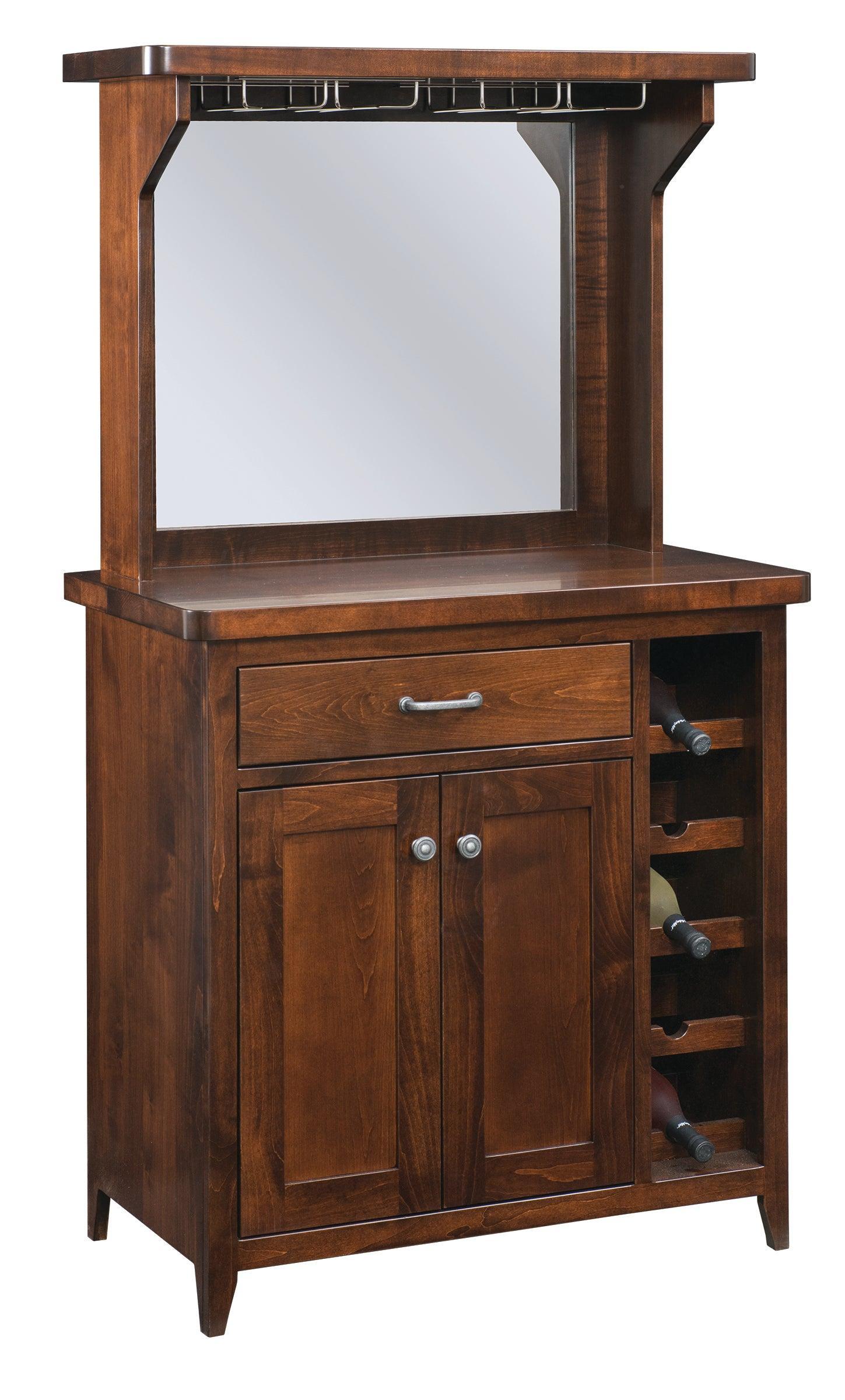 Amish Florence 63.25" Wine Cabinet