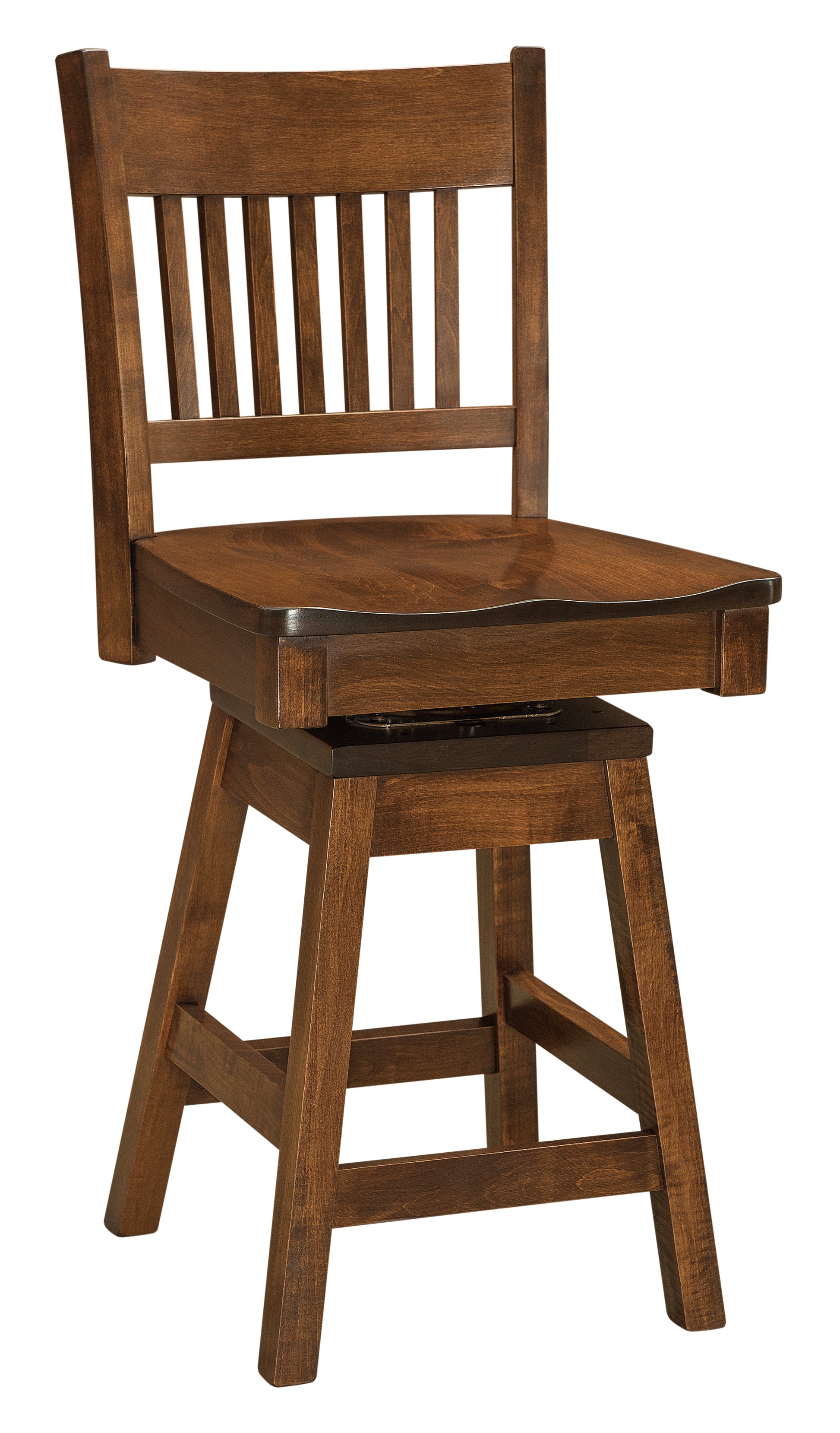 Amish Frankton Swivel Barstool