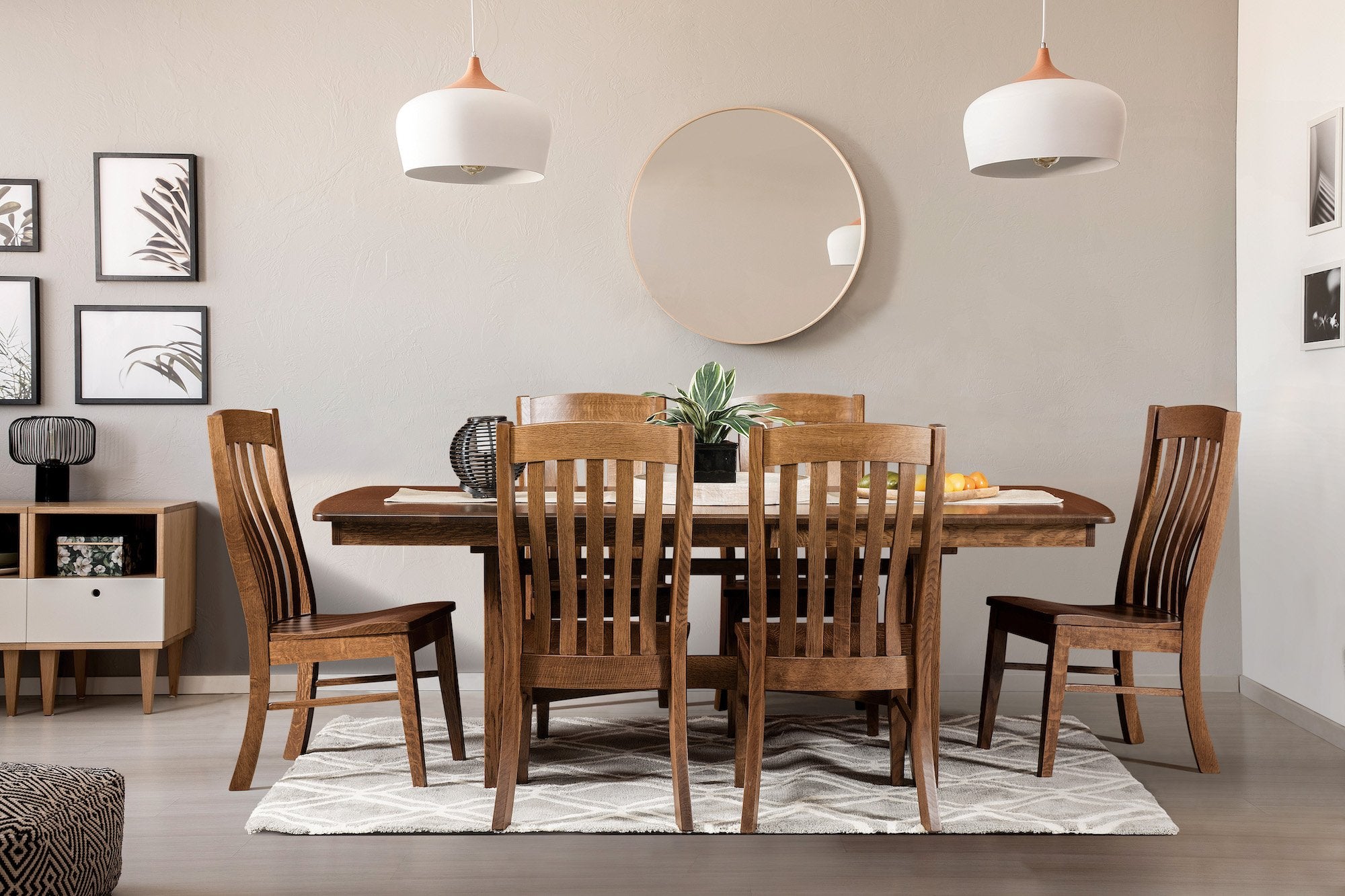 The Amish House Galena Trestle Table