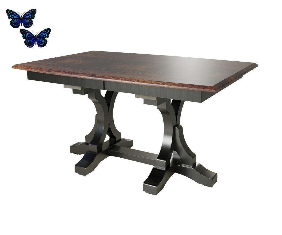 gatlin double pedestal with two tone finish