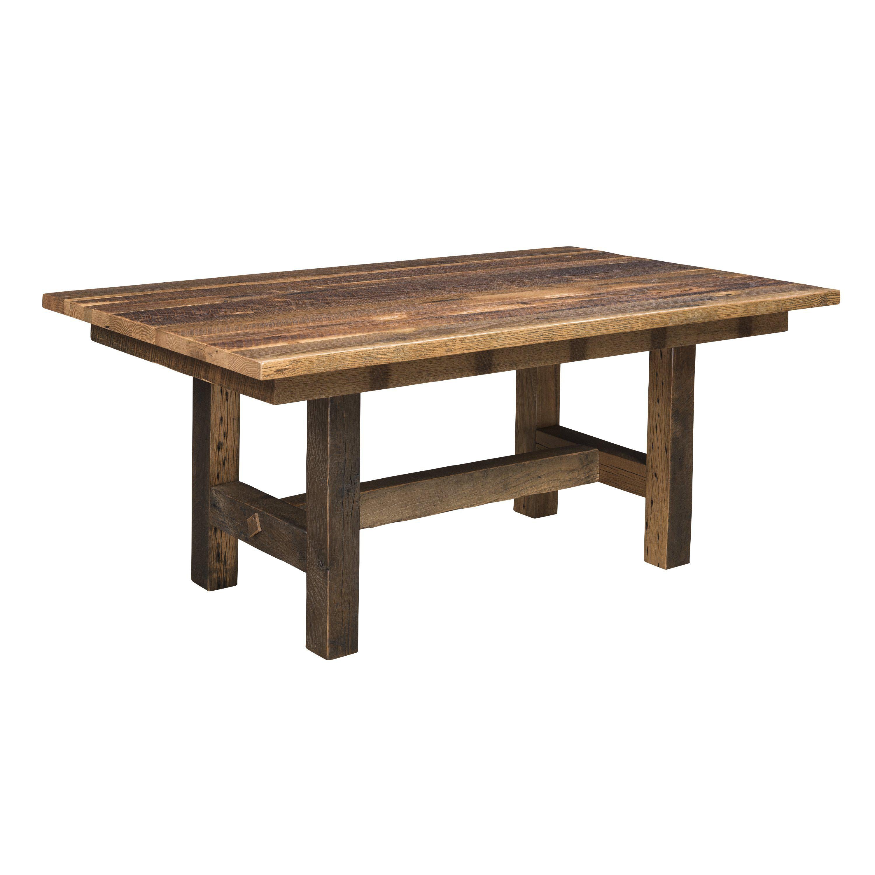 Amish Grove Trestle Table